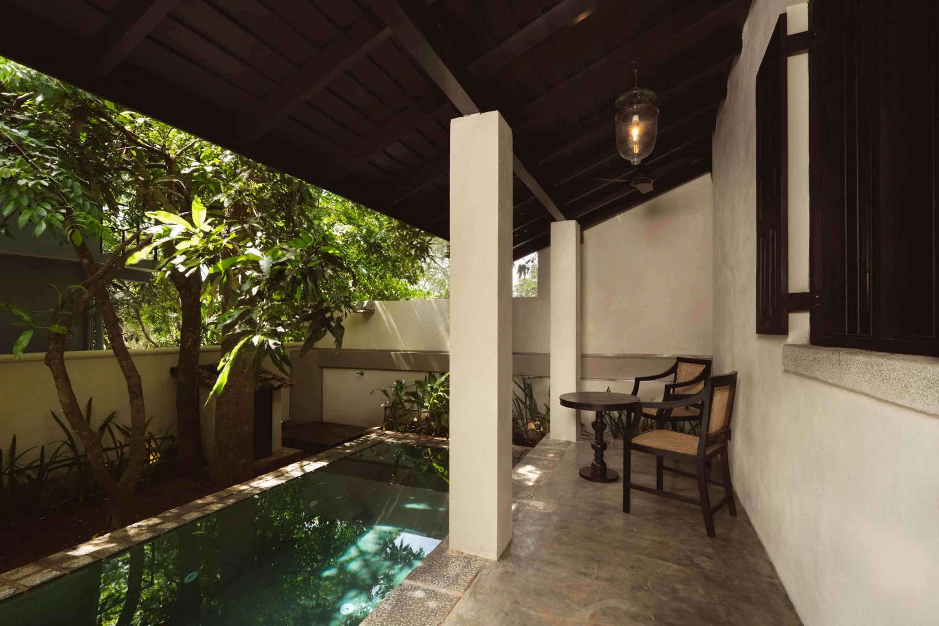 Pool view in Beldon Boutique Hotel