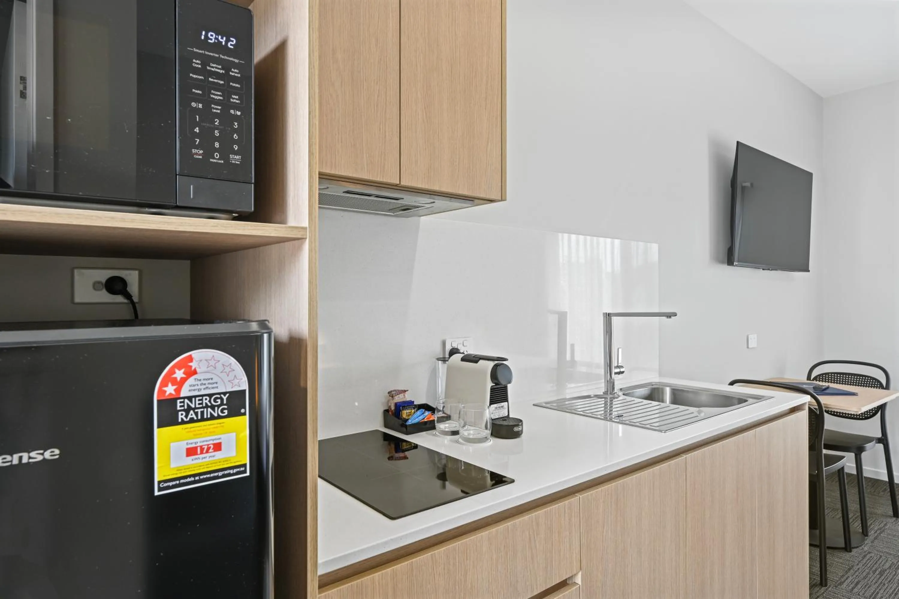 Kitchen or kitchenette in Avenue WEST Studio Units