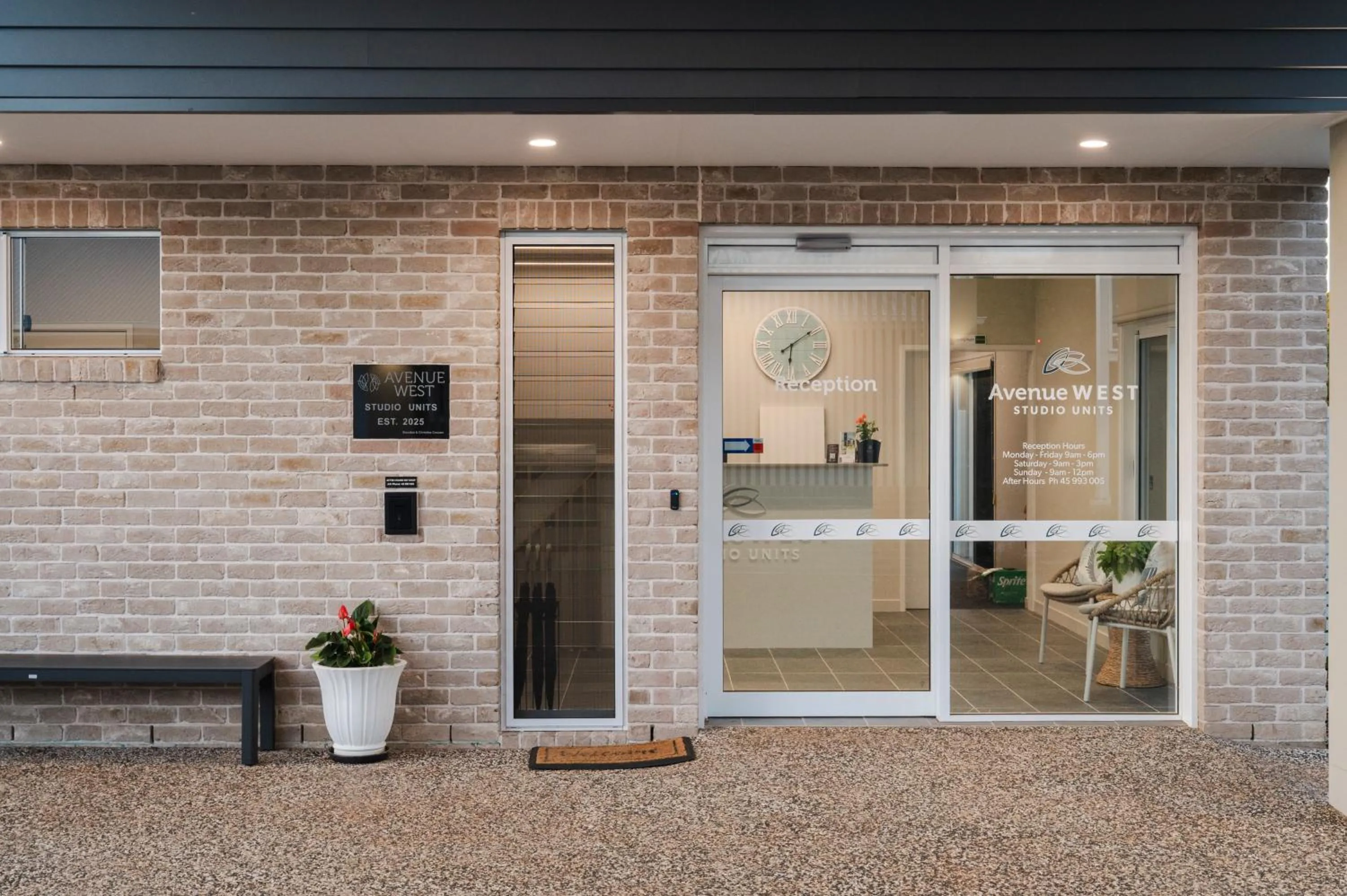 Facade/entrance in Avenue WEST Studio Units