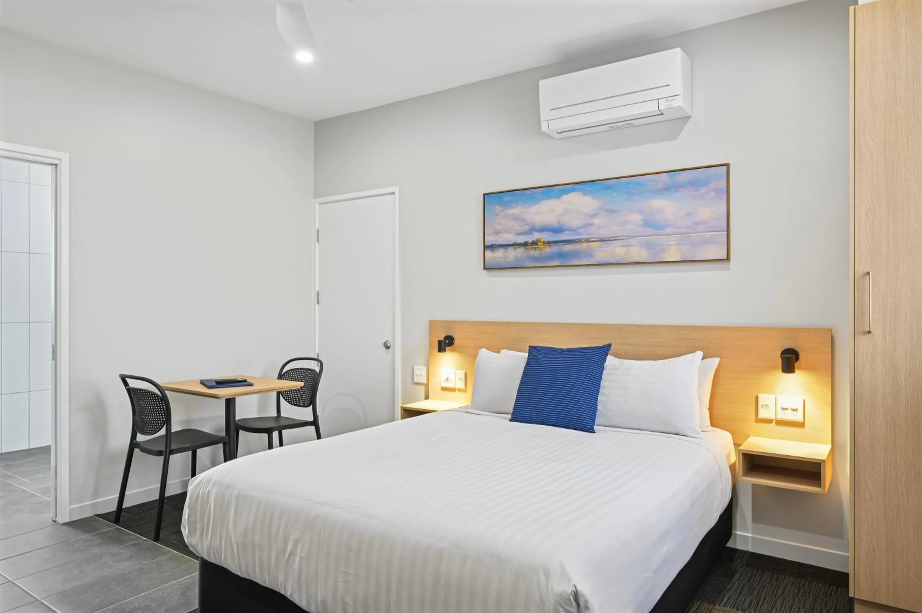 Bedroom, Bed in Avenue WEST Studio Units