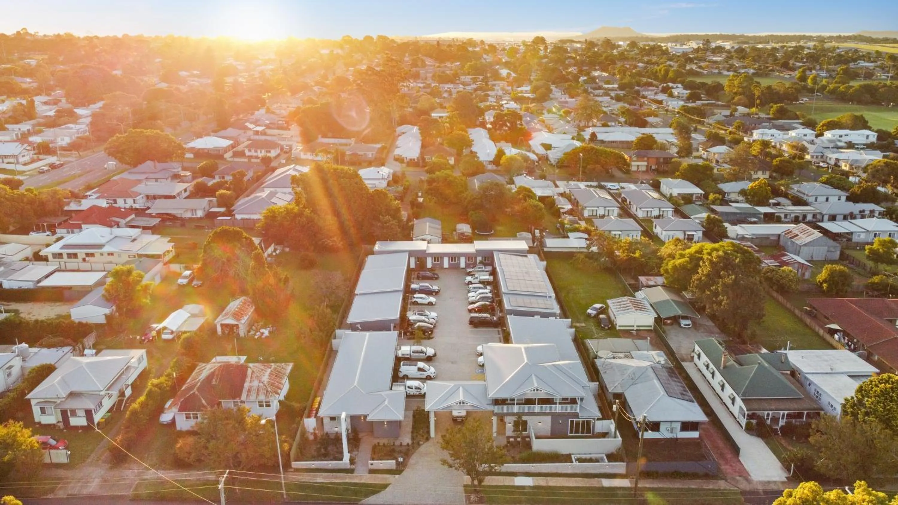 Bird's eye view in Avenue WEST Studio Units