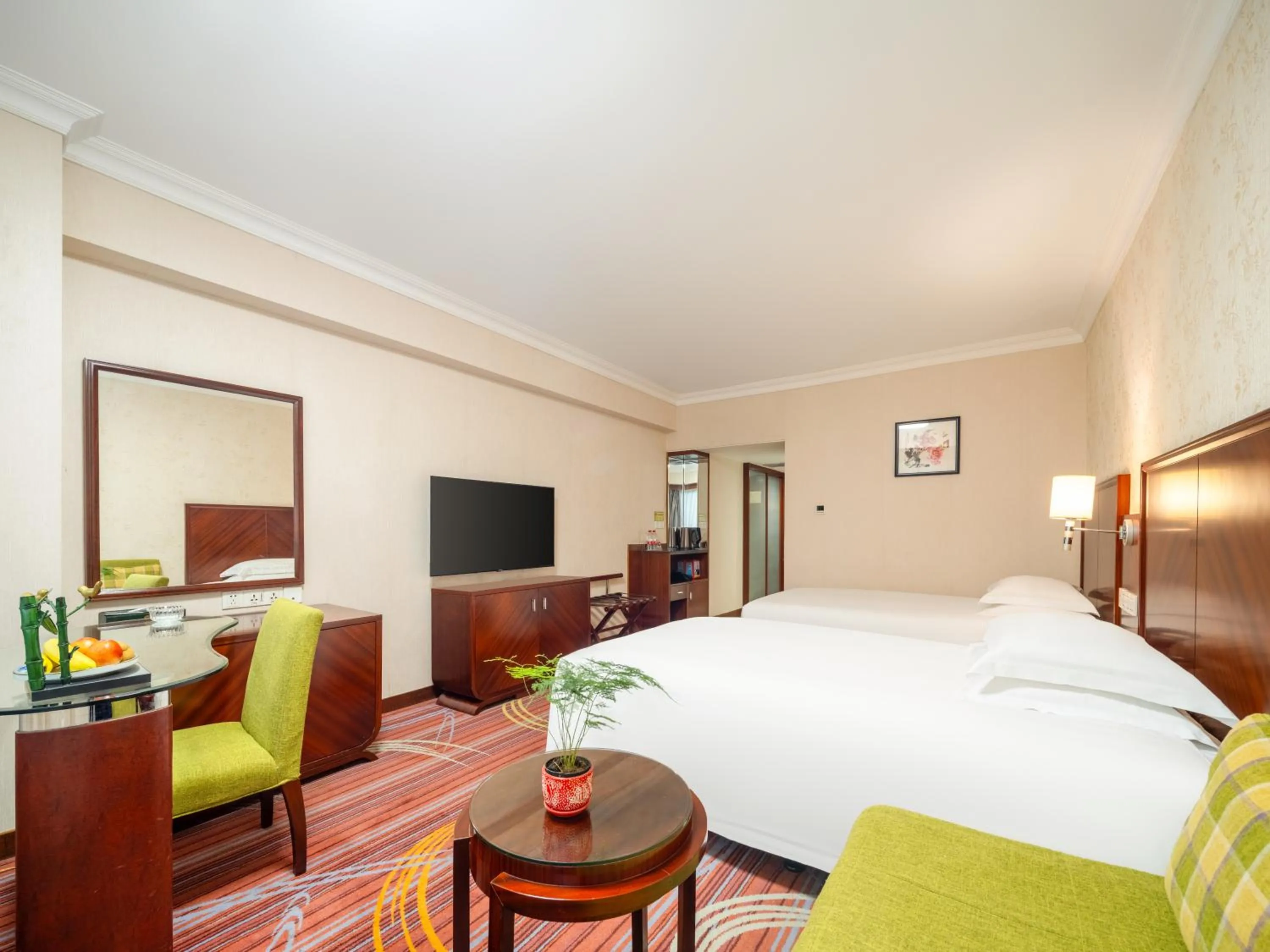 TV and multimedia, Bed in Guangzhou Hutian Hotel