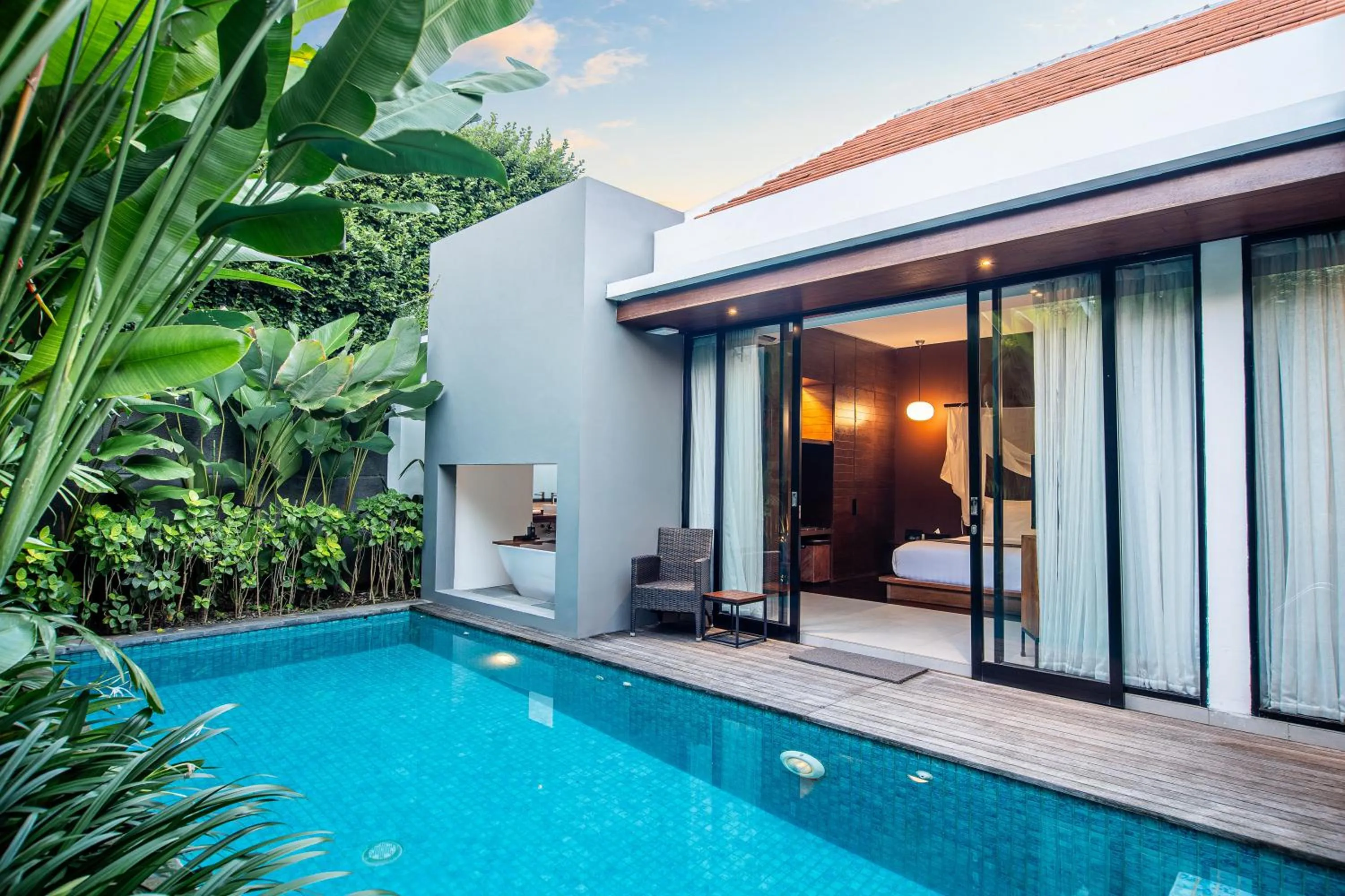 Swimming pool in Abia Villa Legian