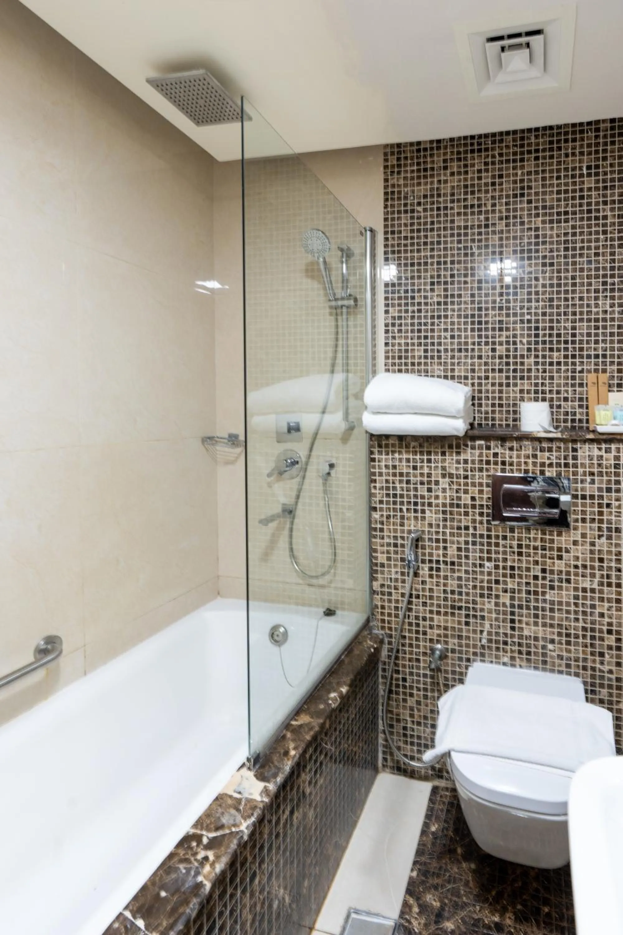 Shower in Tamr Inn Hotel