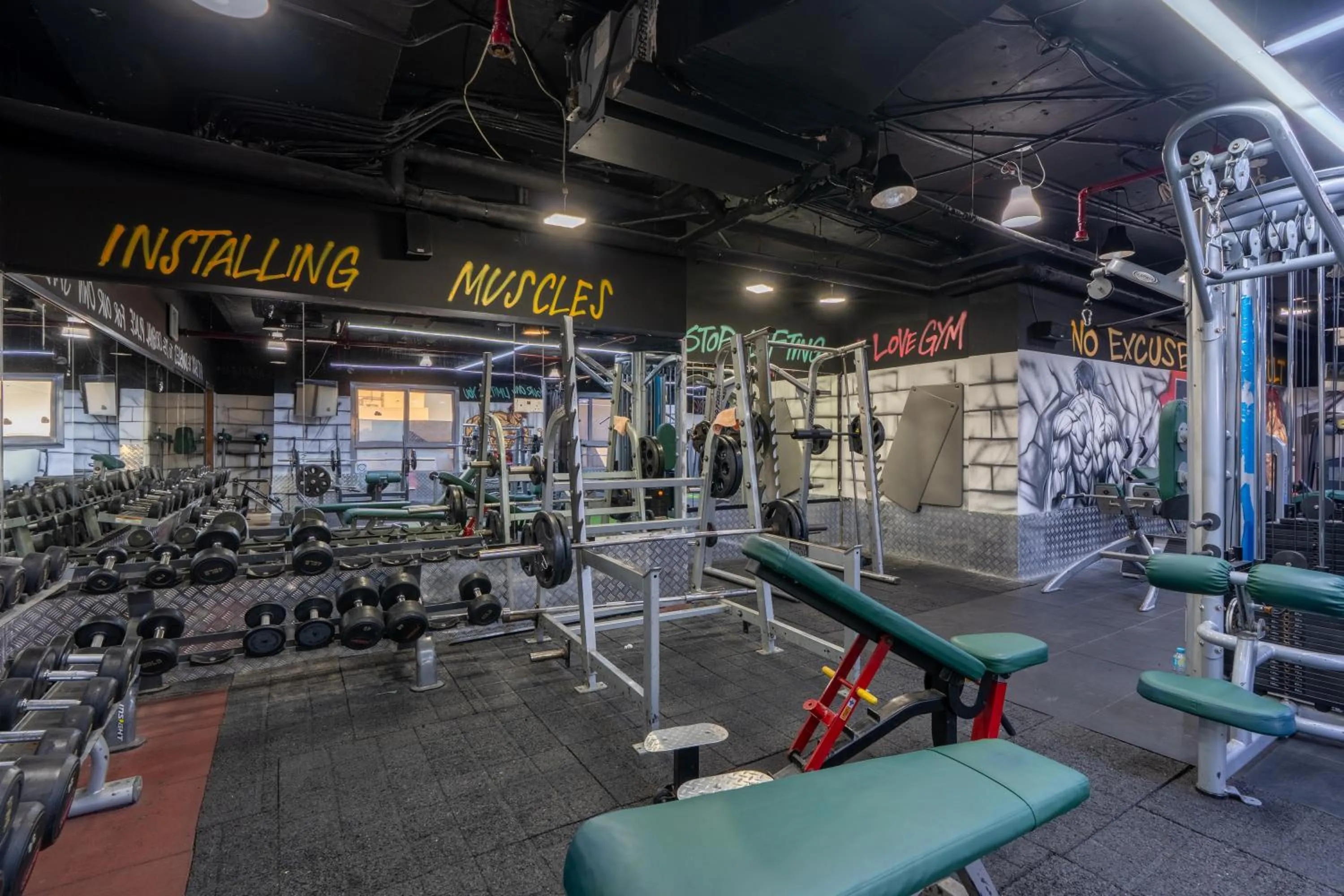 Fitness centre/facilities in Tamr Inn Hotel