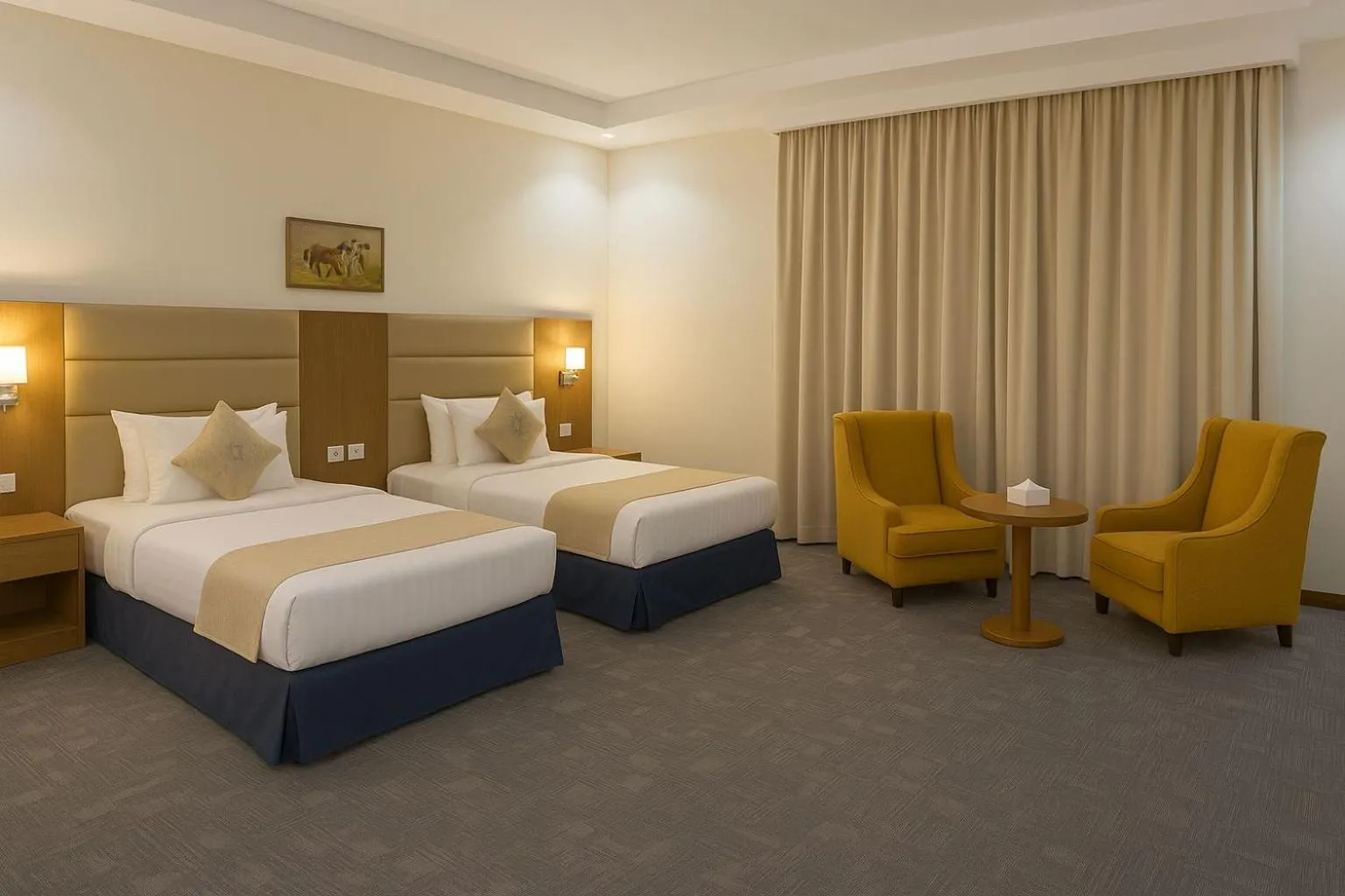 Deluxe Twin Room in Tamr Inn Hotel