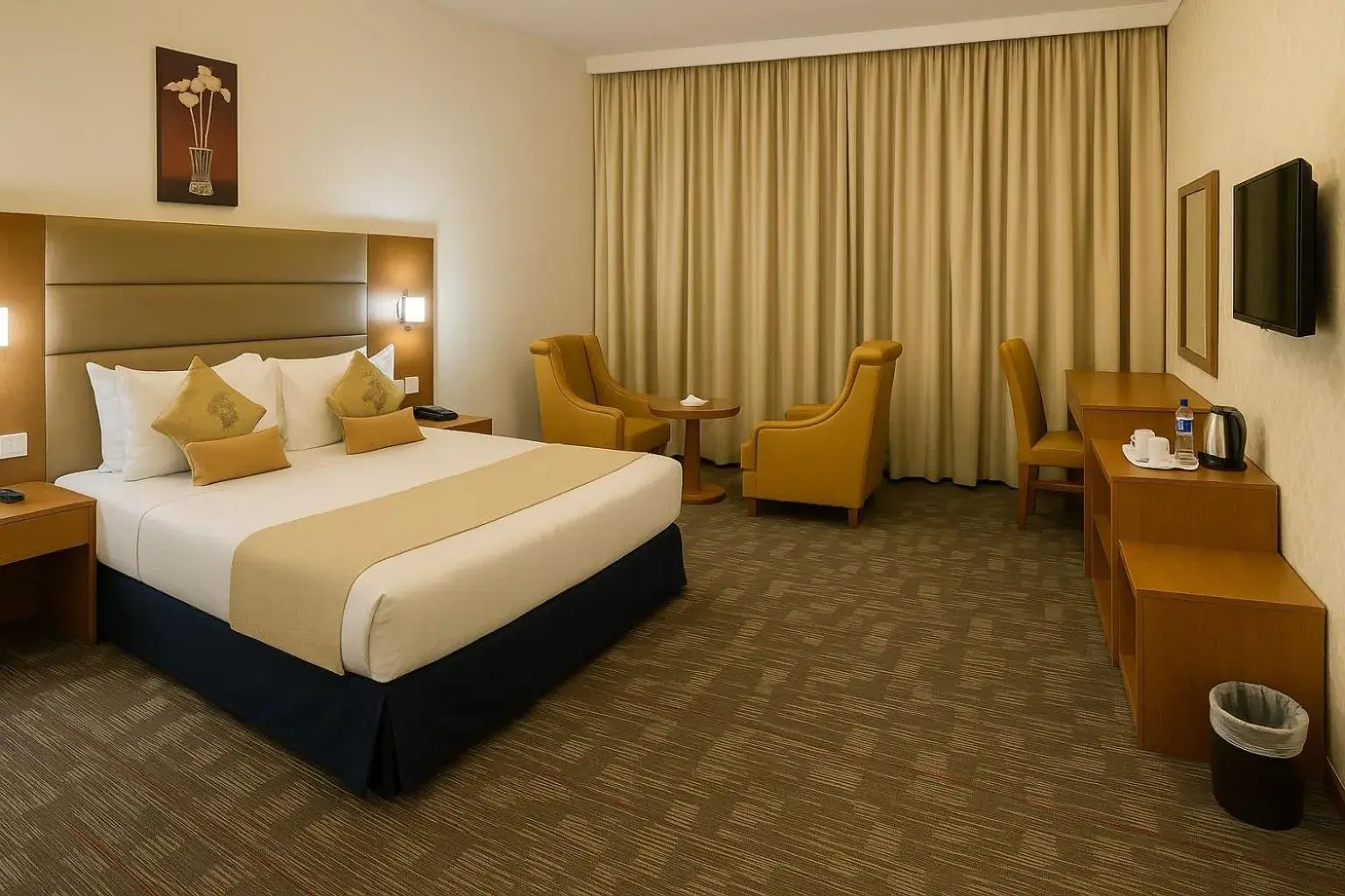 Deluxe King Room in Tamr Inn Hotel Deluxe King Room in Tamr Inn Hotel