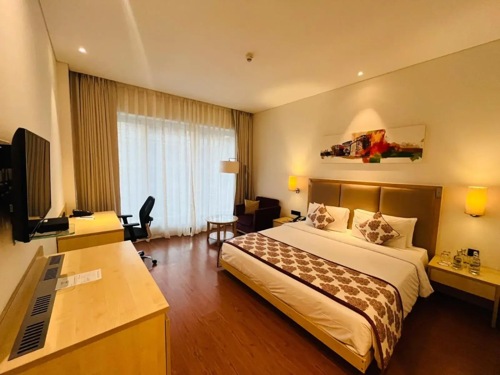 Executive King Room with City View in Vivanta Pune, Hinjawadi Executive King Room with City View in Vivanta Pune, Hinjawadi
