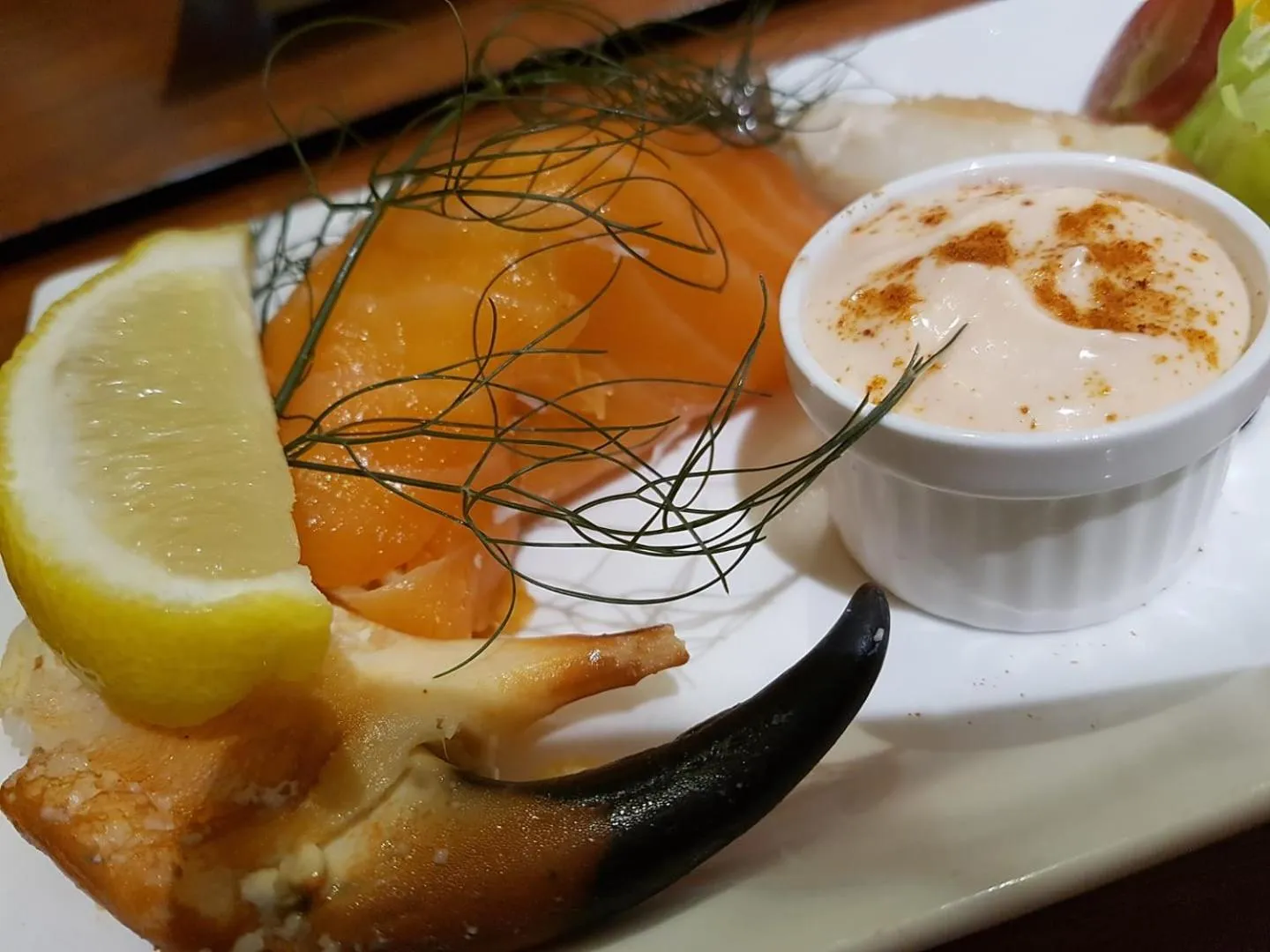 Food and drinks in Murray Arms Hotel and Seafood Restaurant, Orkney