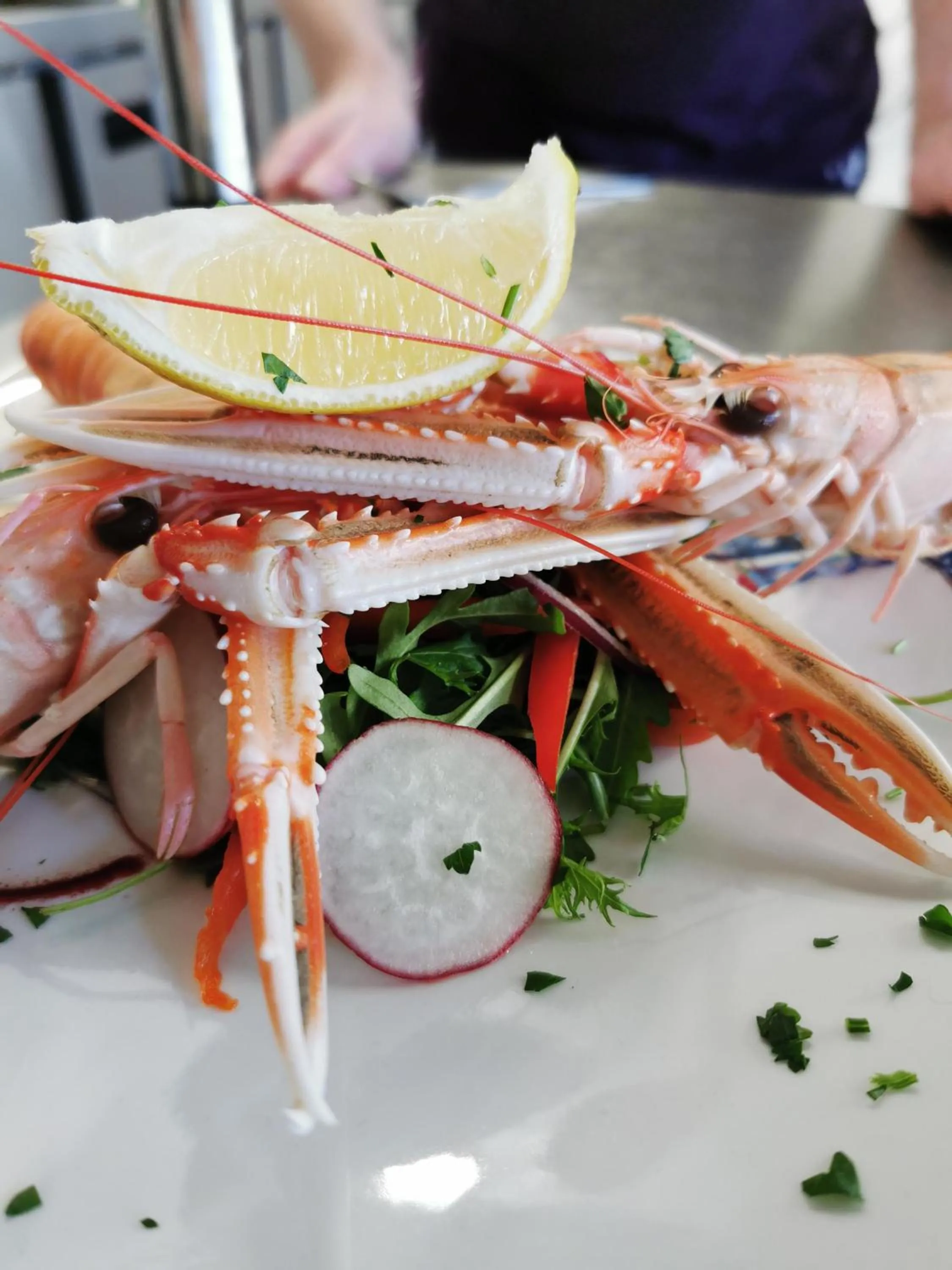 Food and drinks in Murray Arms Hotel and Seafood Restaurant, Orkney