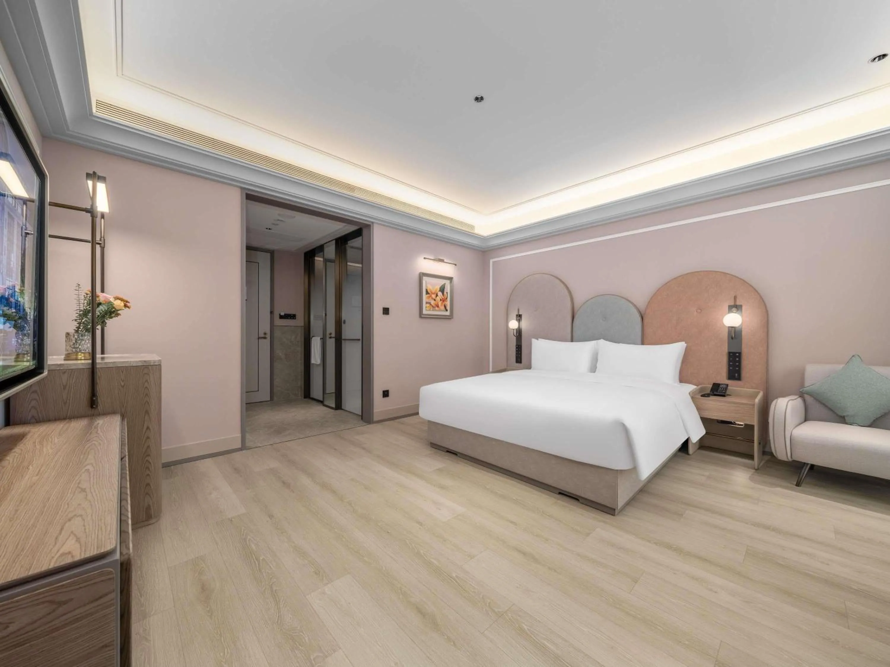 Bedroom, Bed in Mercure Hangzhou Gongshu Wanda Plaza