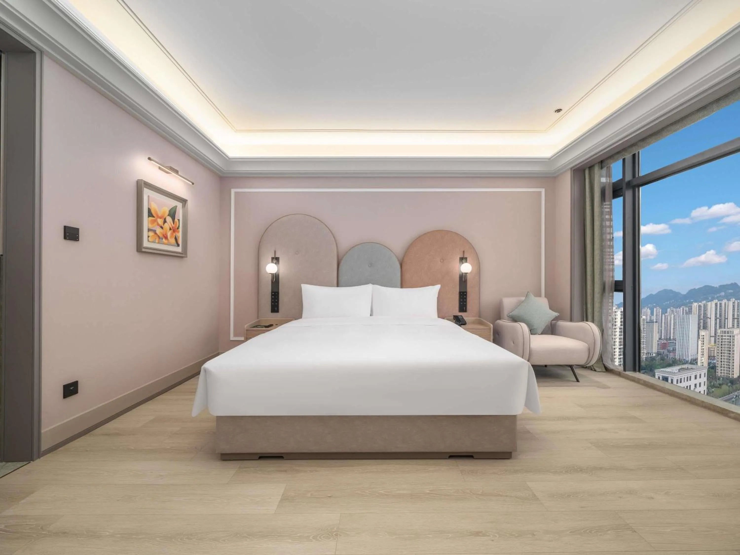 Bedroom, Bed in Mercure Hangzhou Gongshu Wanda Plaza