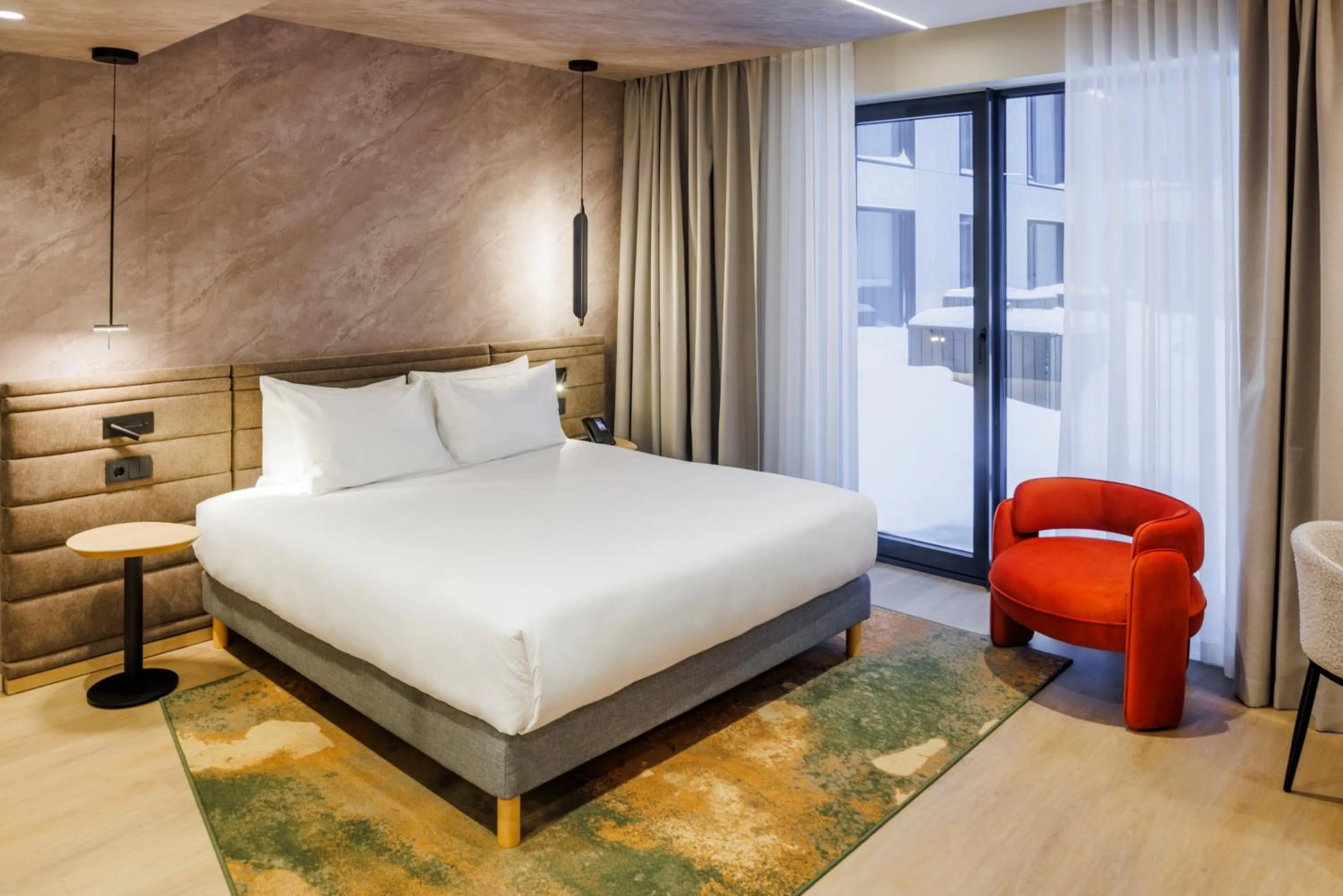 Bed in Novotel Tallinn