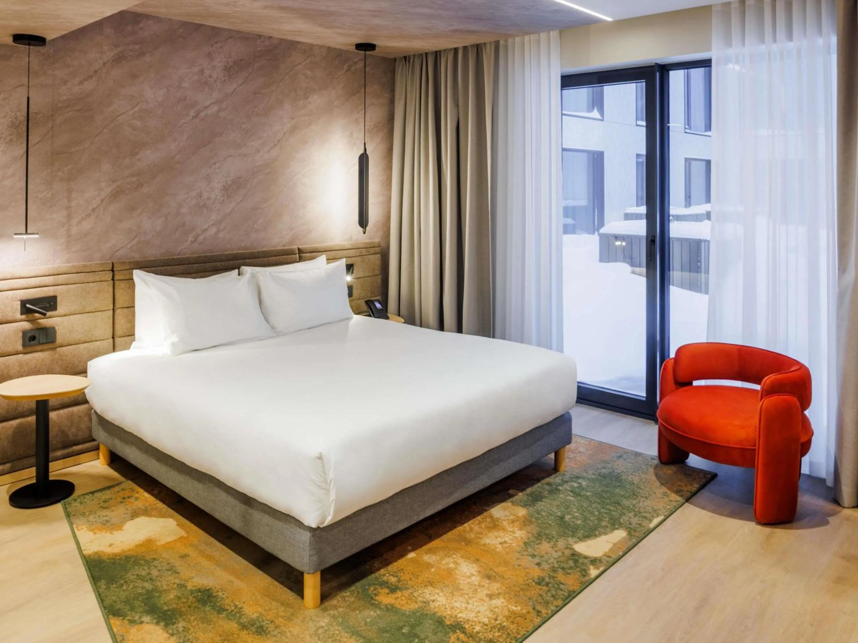 Bedroom, Bed in Novotel Tallinn