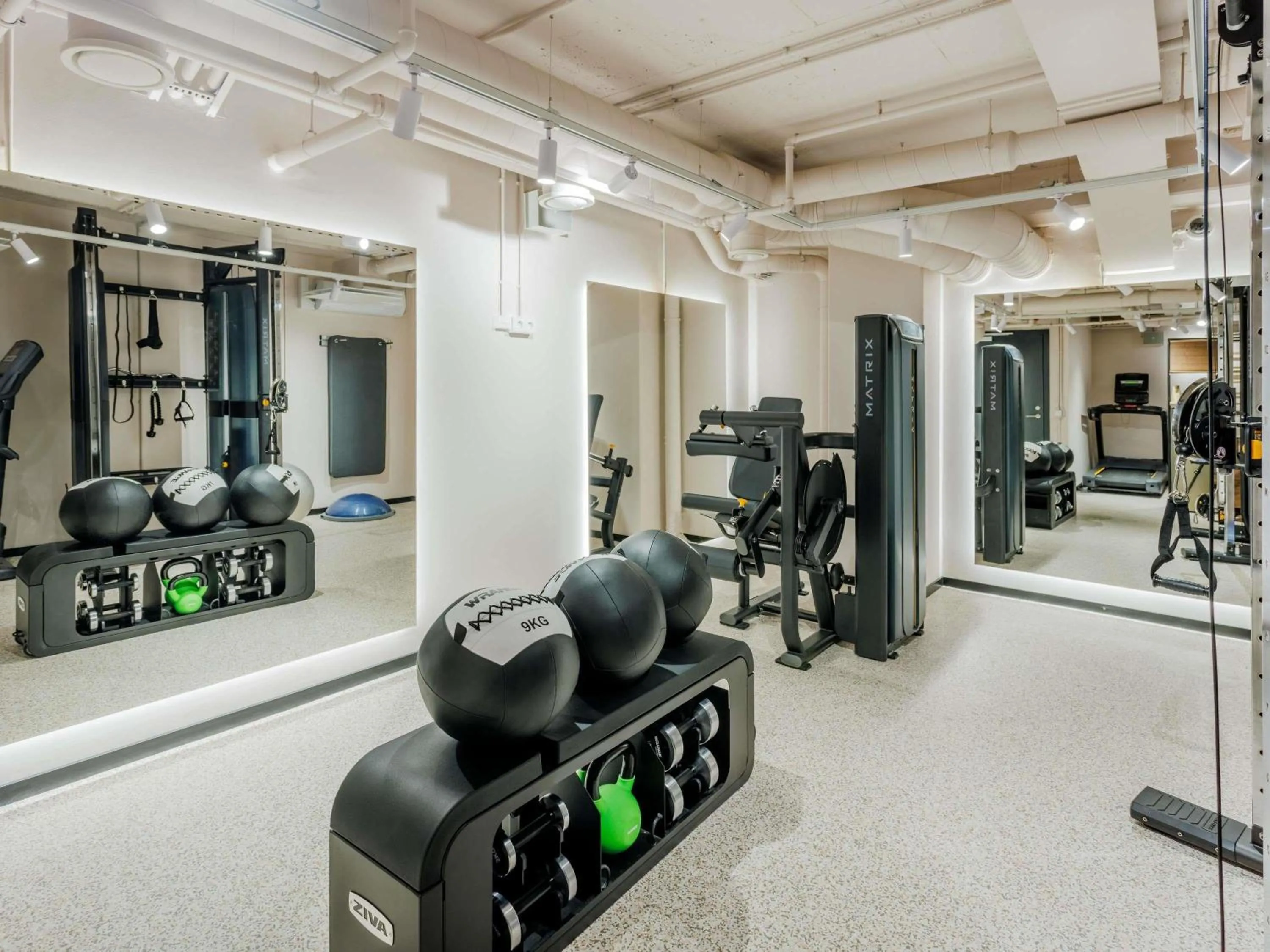 Fitness centre/facilities in Novotel Tallinn