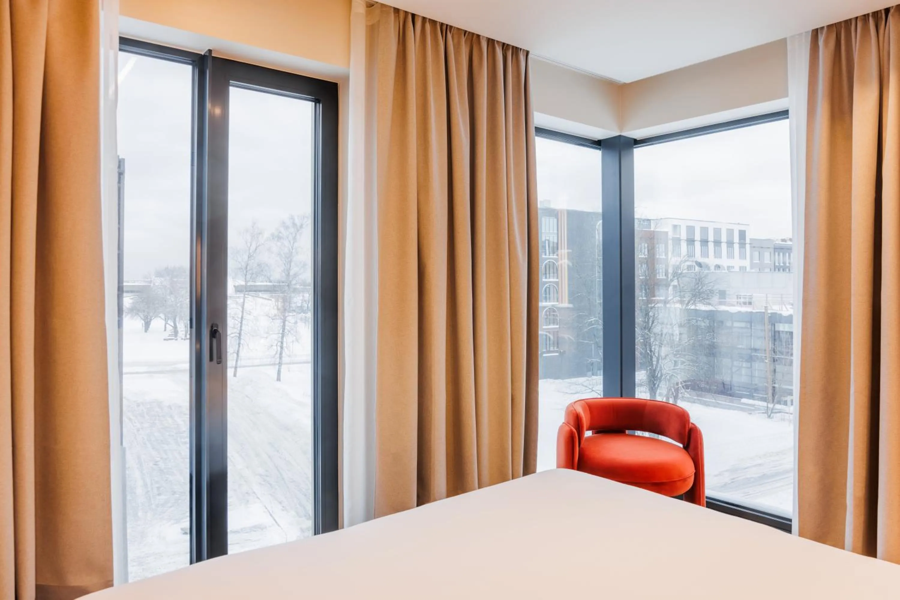 Bed in Novotel Tallinn