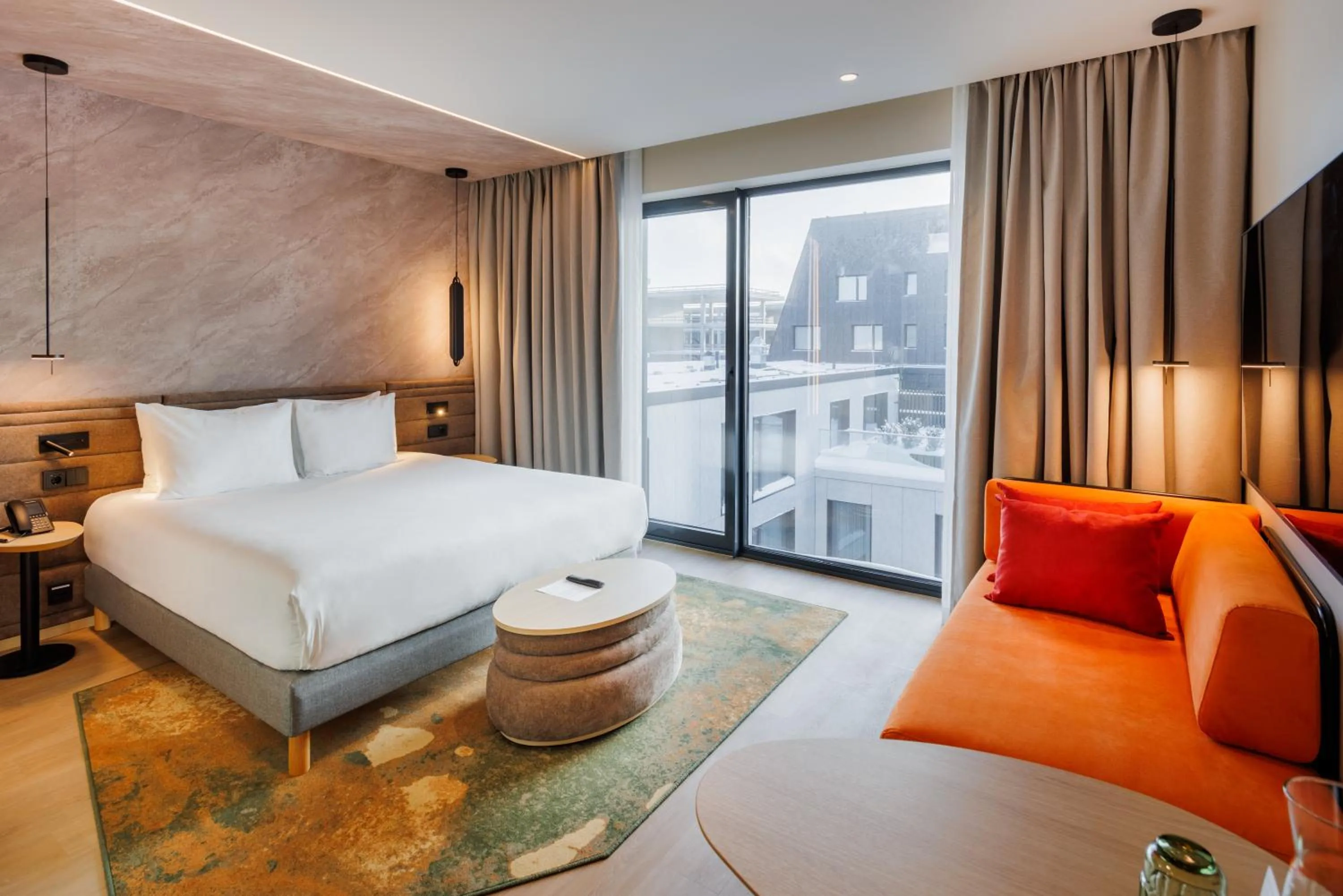 Bed in Novotel Tallinn