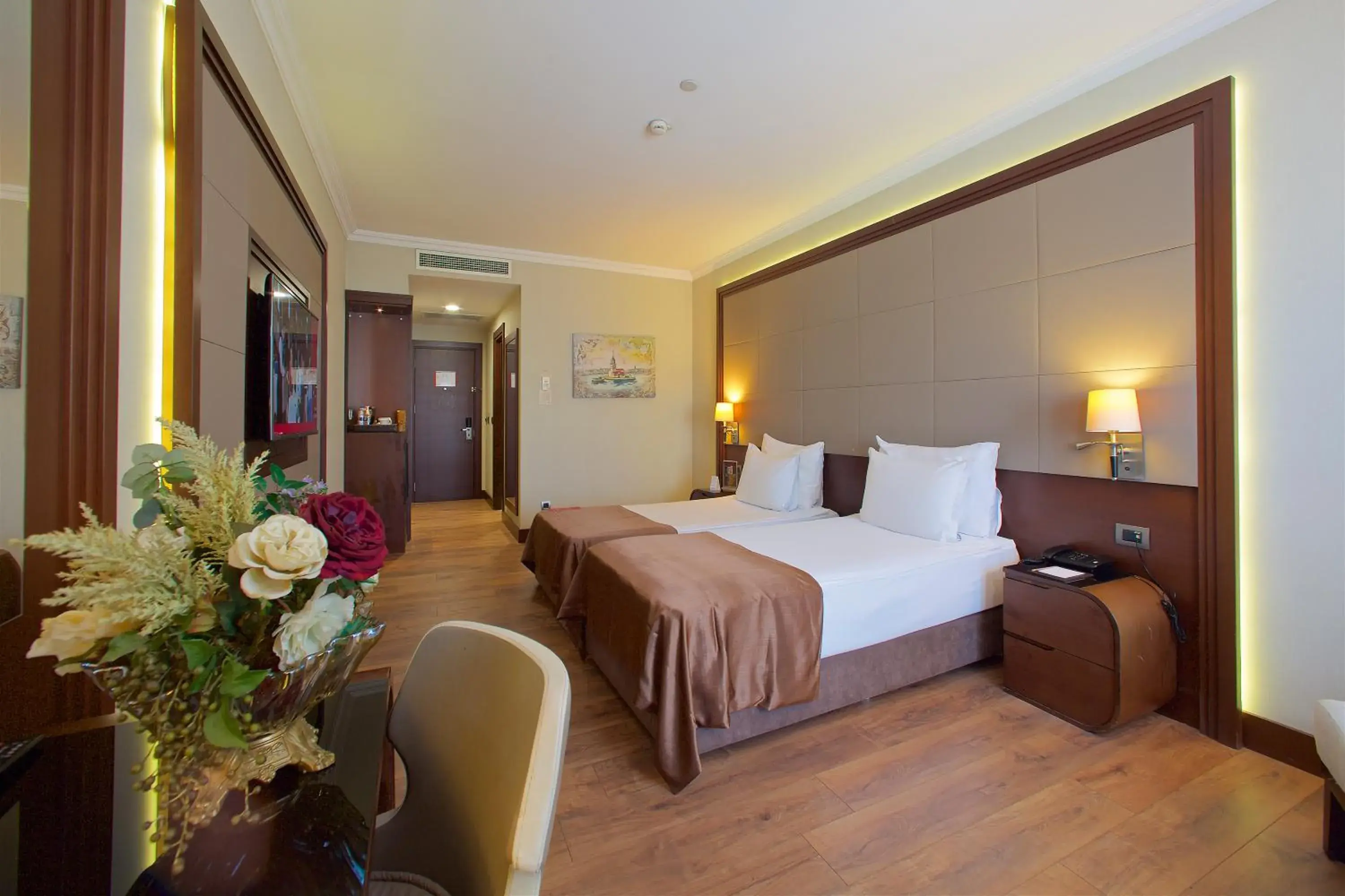 Bed in Ramada by Wyndham Istanbul Merter Bed in Ramada by Wyndham Istanbul Merter