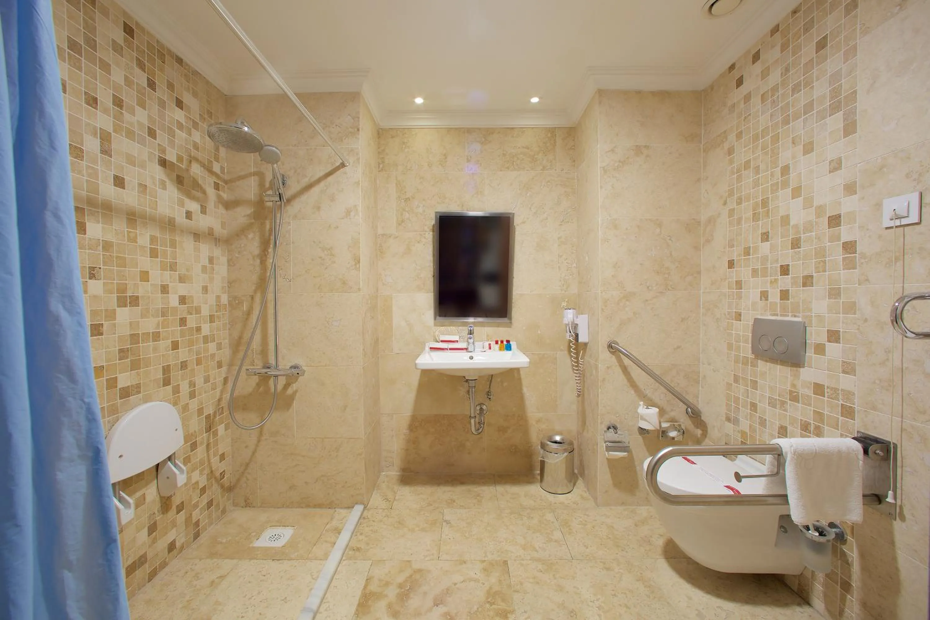 Shower in Ramada by Wyndham Istanbul Merter