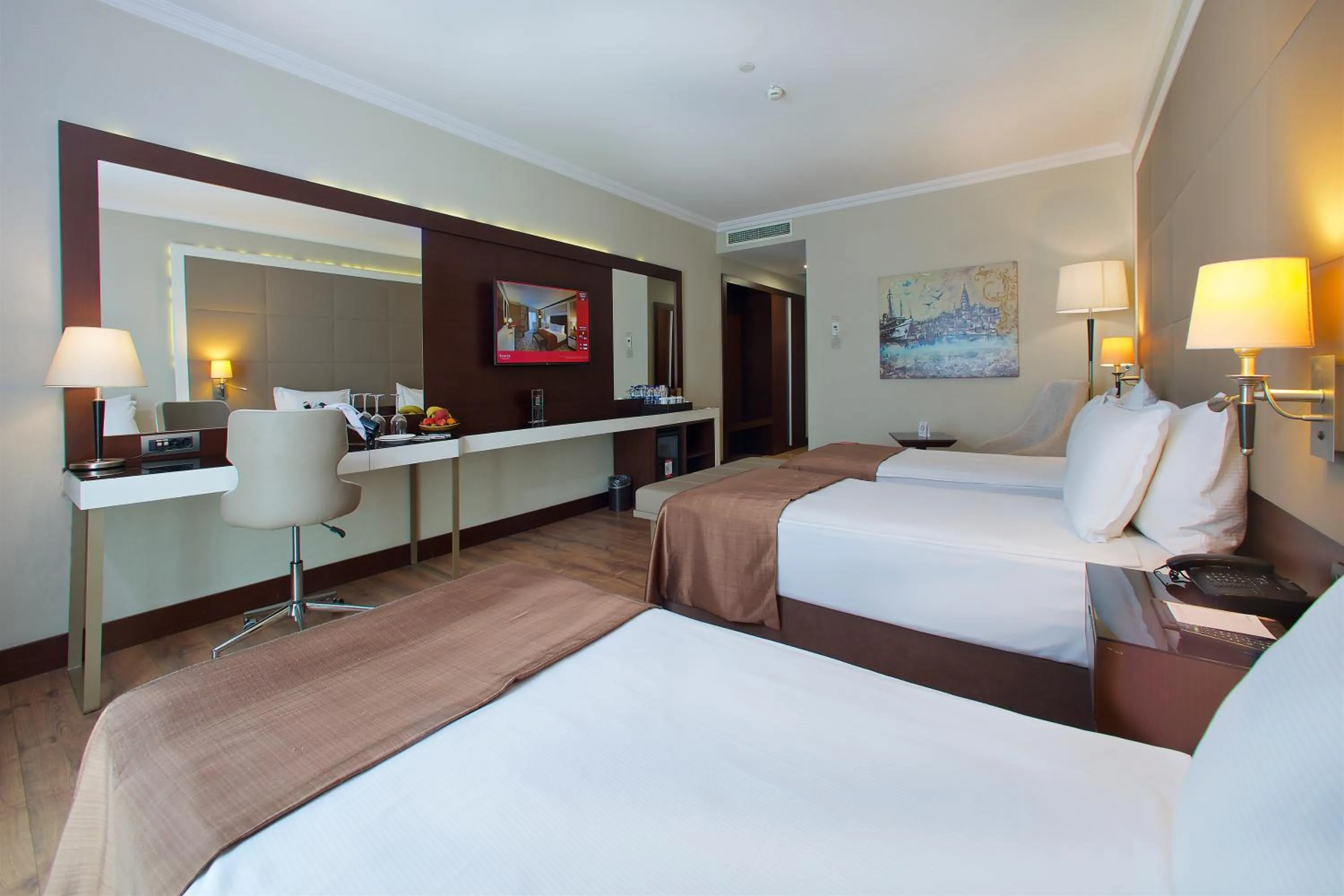 Bed in Ramada by Wyndham Istanbul Merter