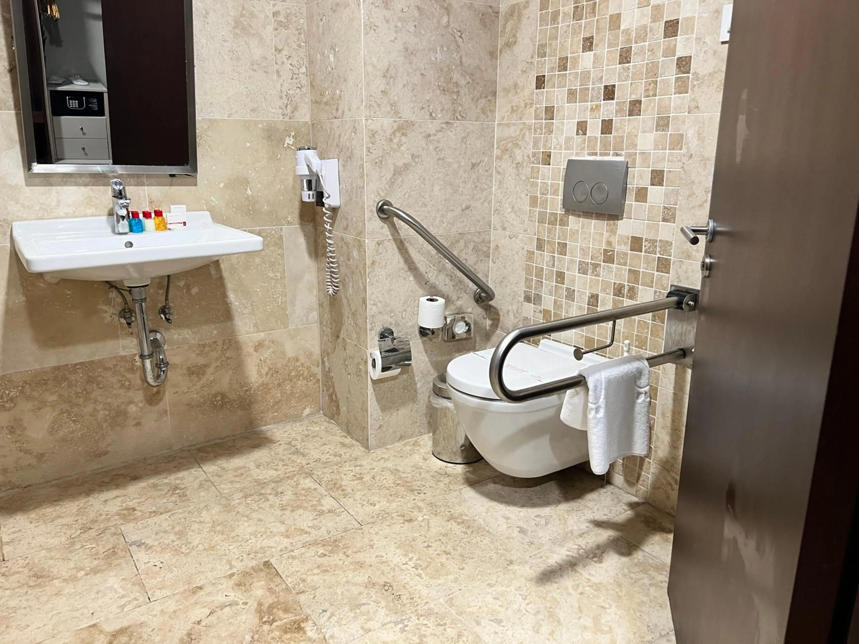 Toilet in Ramada by Wyndham Istanbul Merter