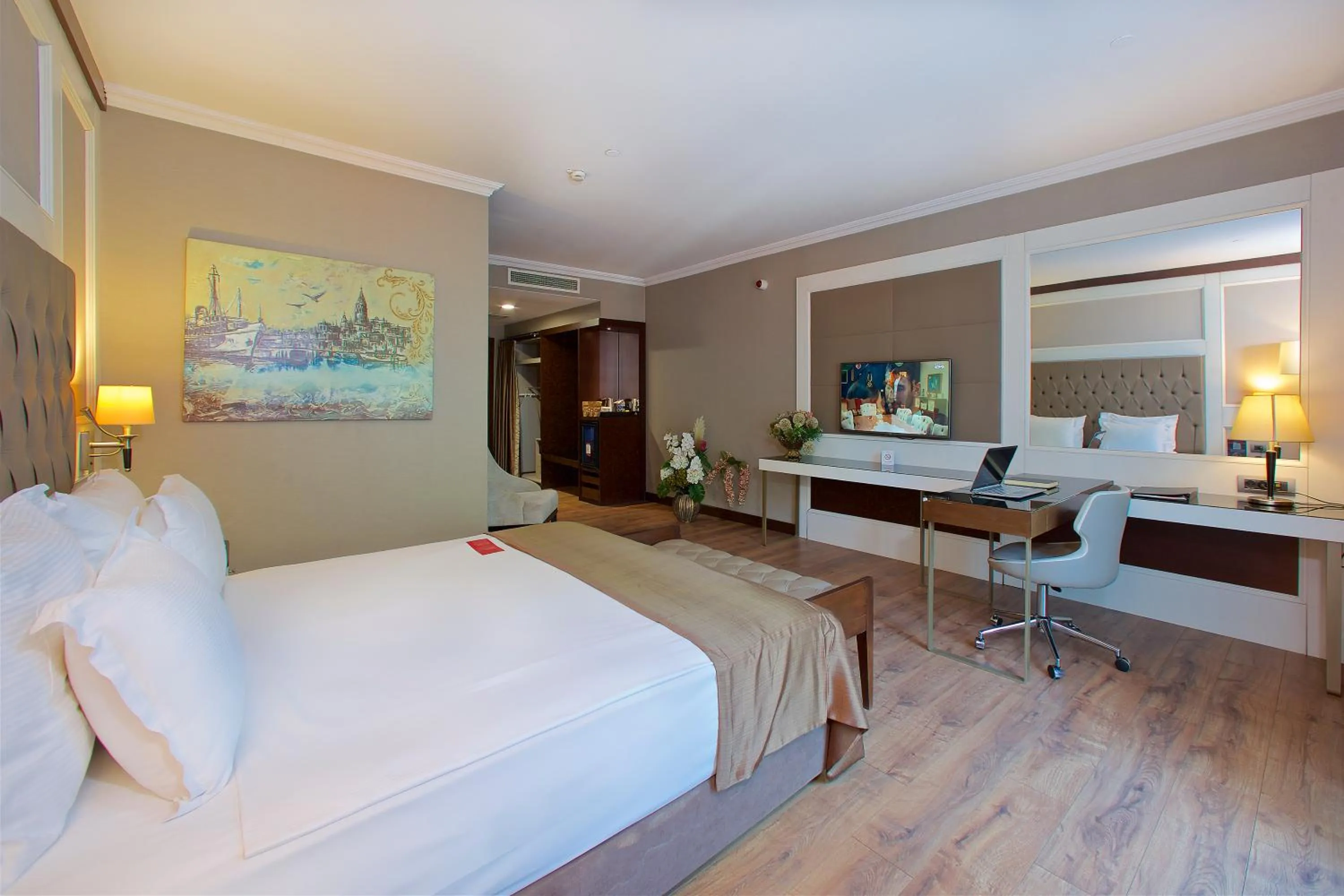 Bed in Ramada by Wyndham Istanbul Merter