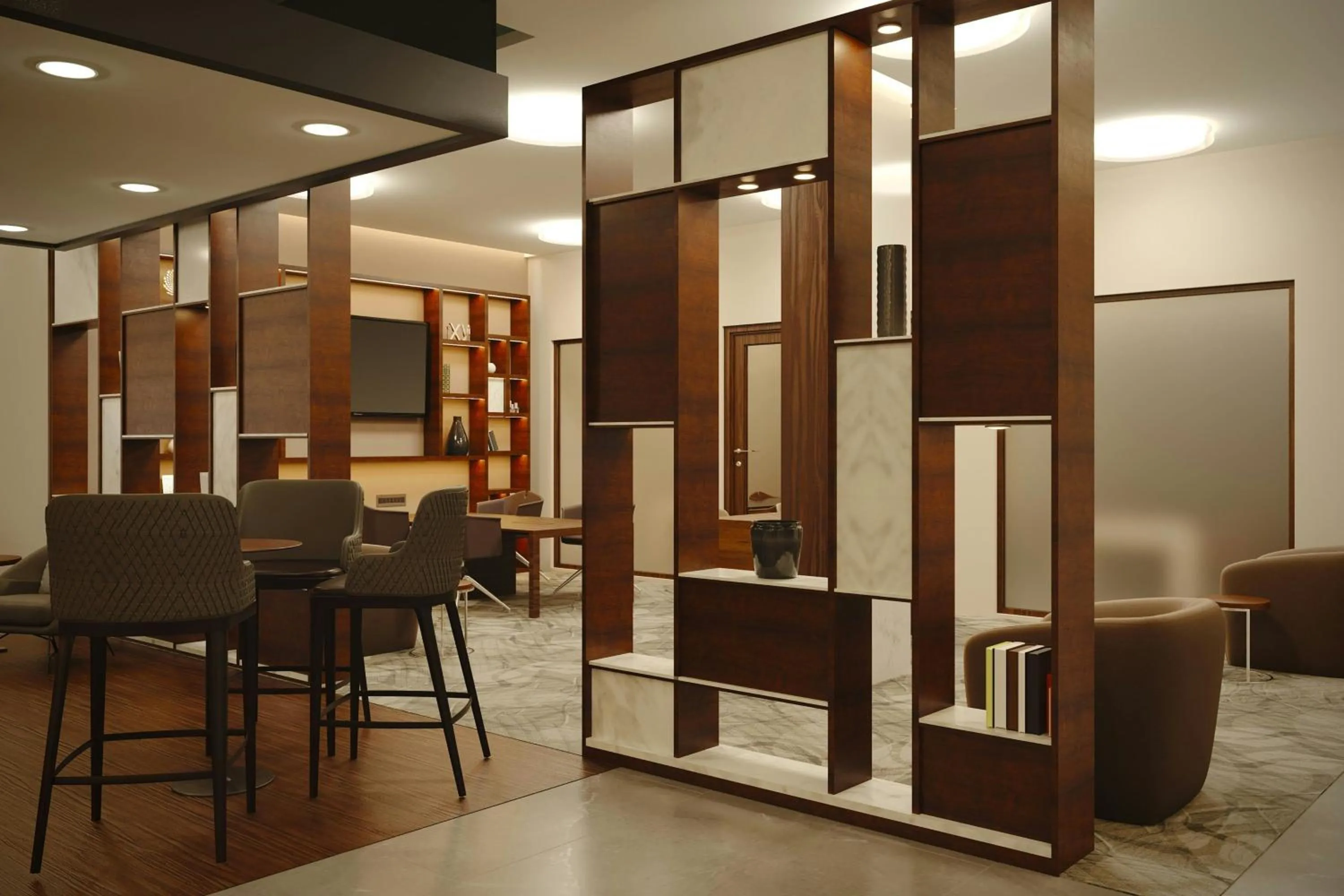 Lounge or bar in AC Hotel by Marriott Georgetown Guyana