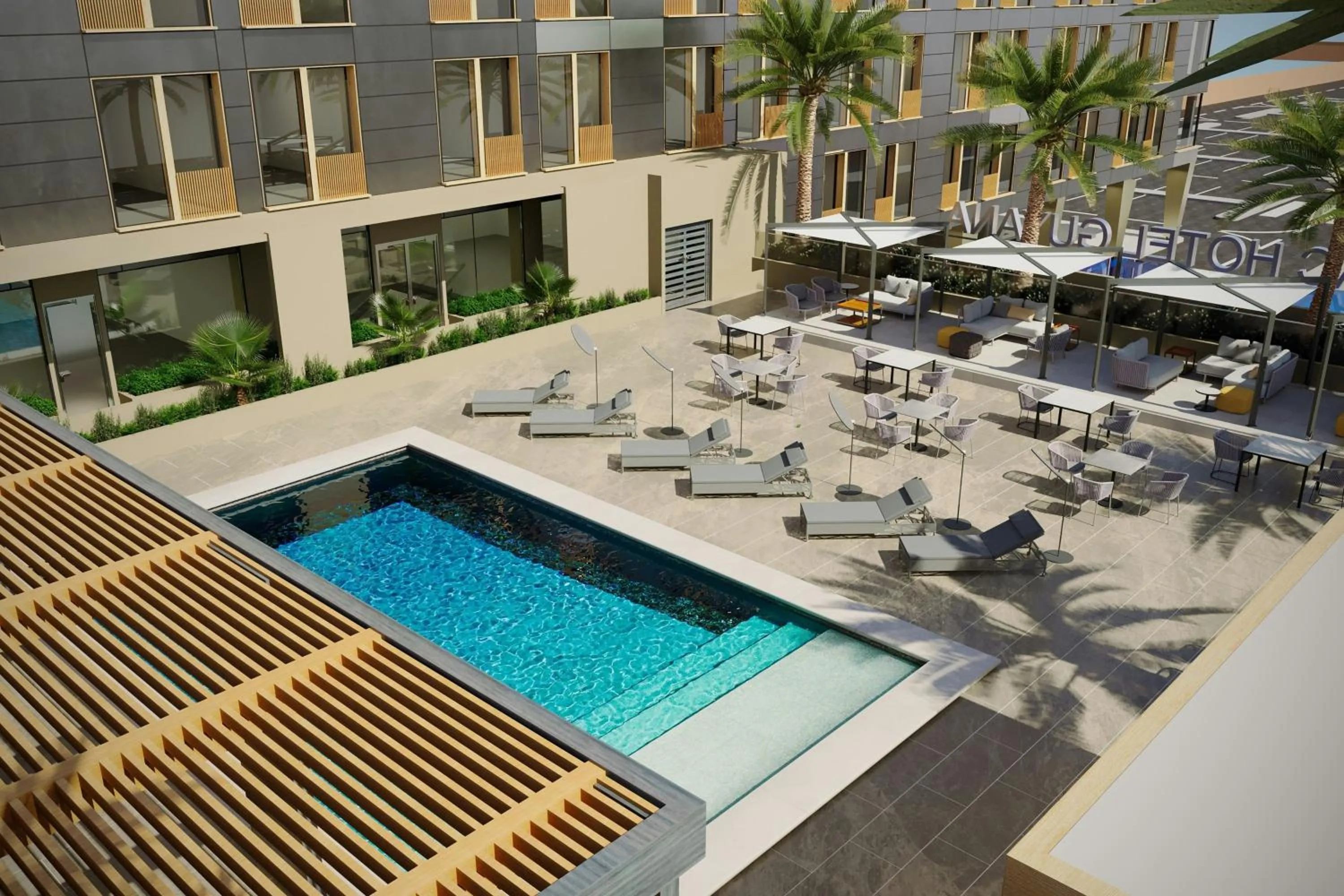 Swimming pool in AC Hotel by Marriott Georgetown Guyana