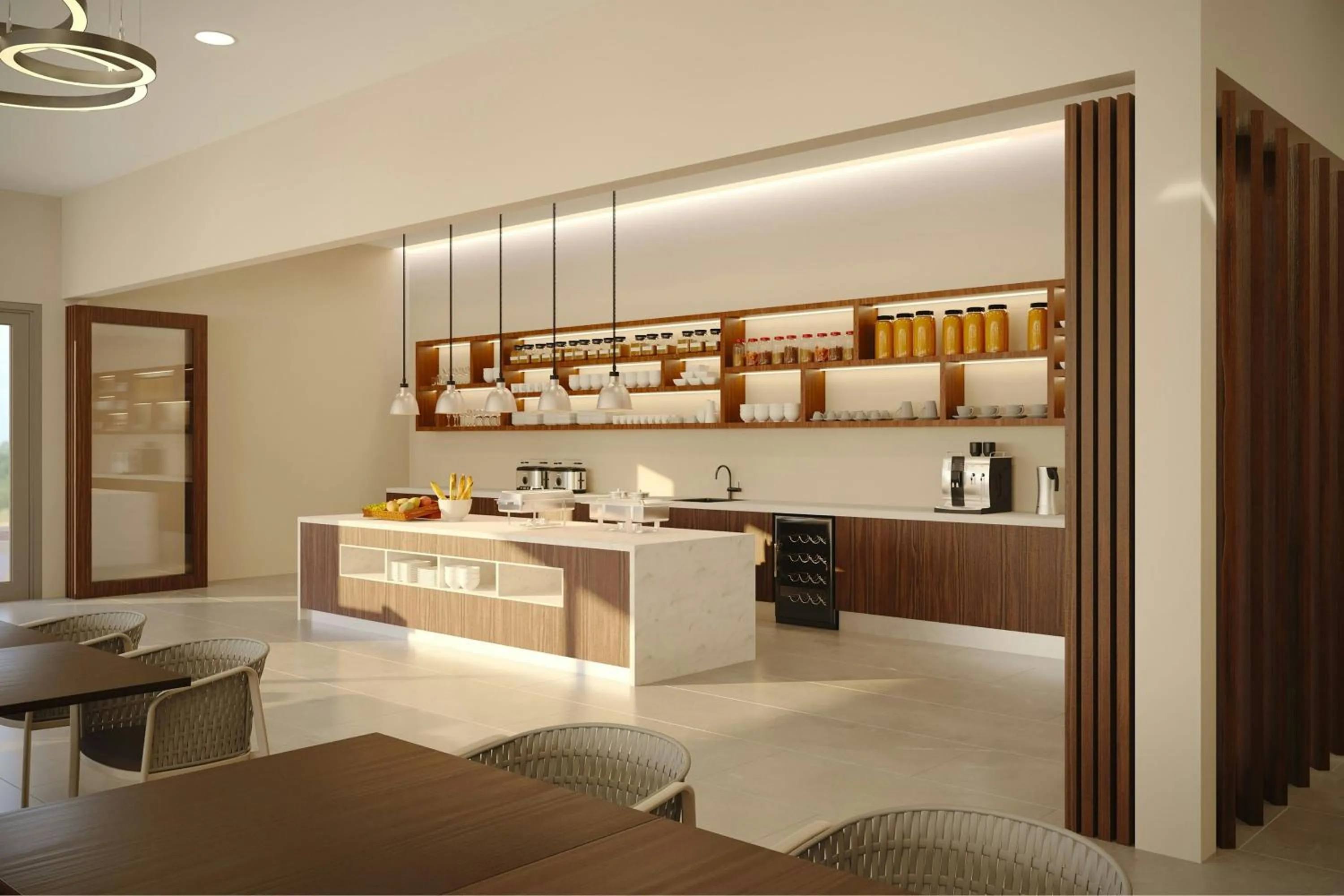 Kitchen or kitchenette in AC Hotel by Marriott Georgetown Guyana