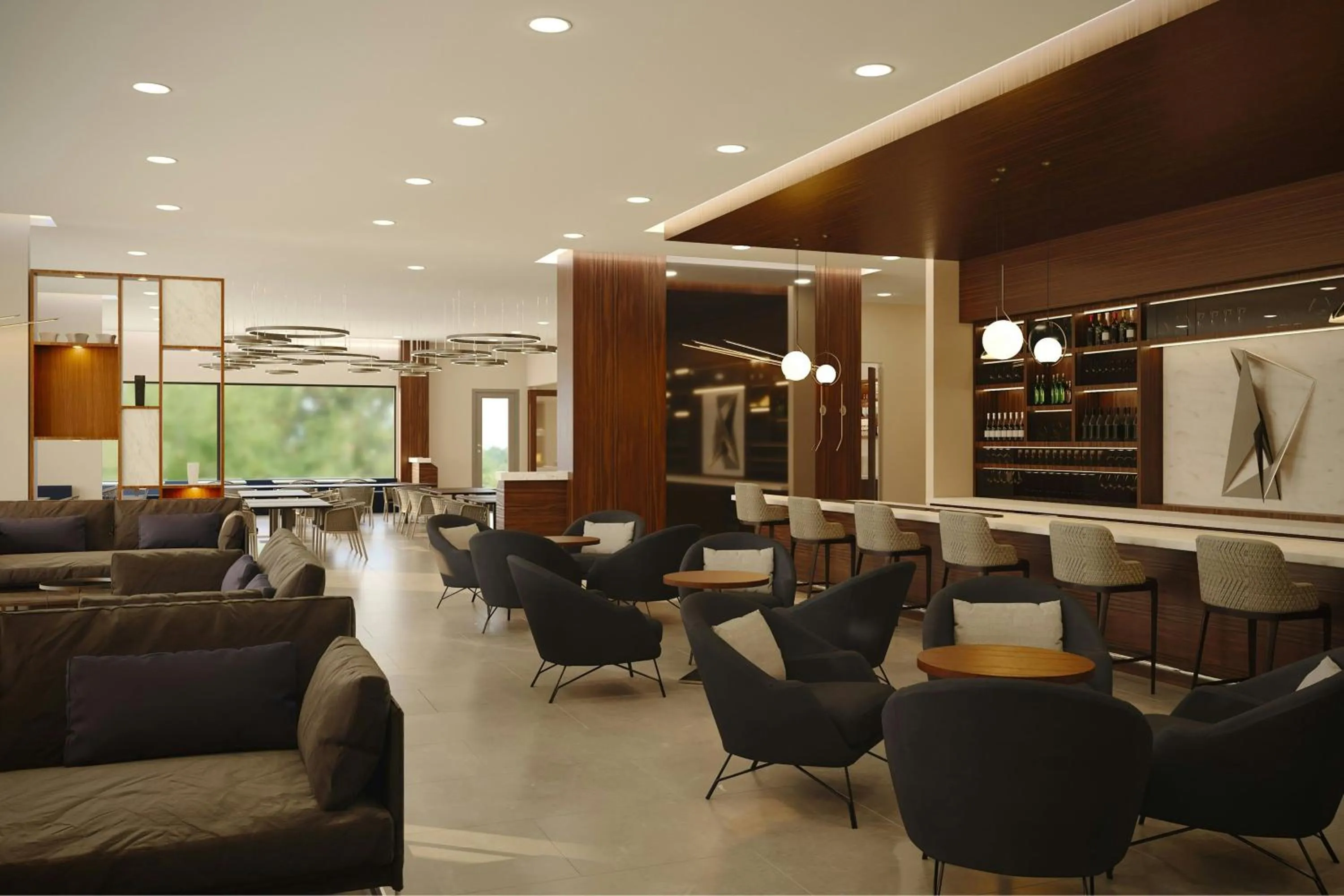 Lounge or bar in AC Hotel by Marriott Georgetown Guyana