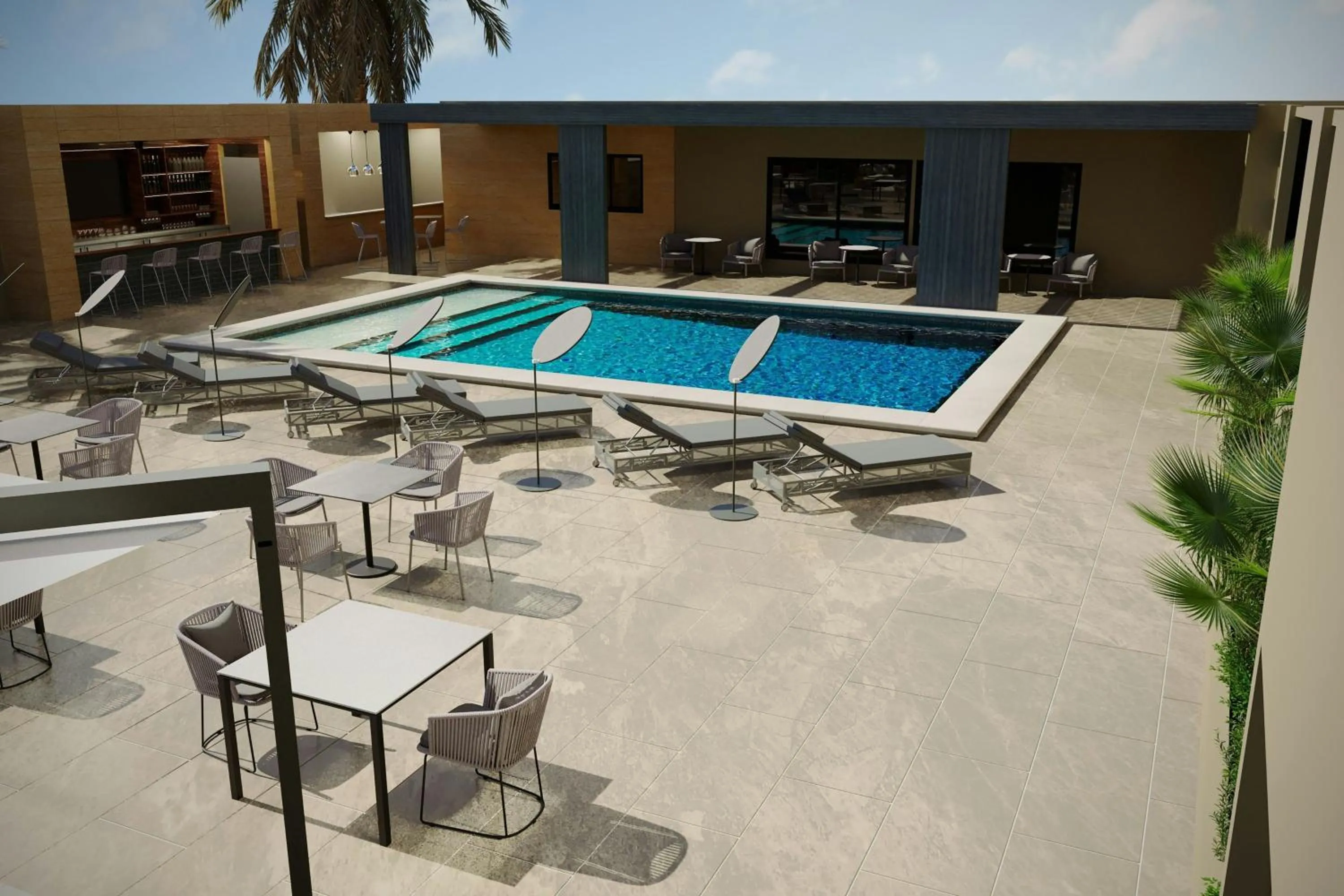 Swimming pool in AC Hotel by Marriott Georgetown Guyana