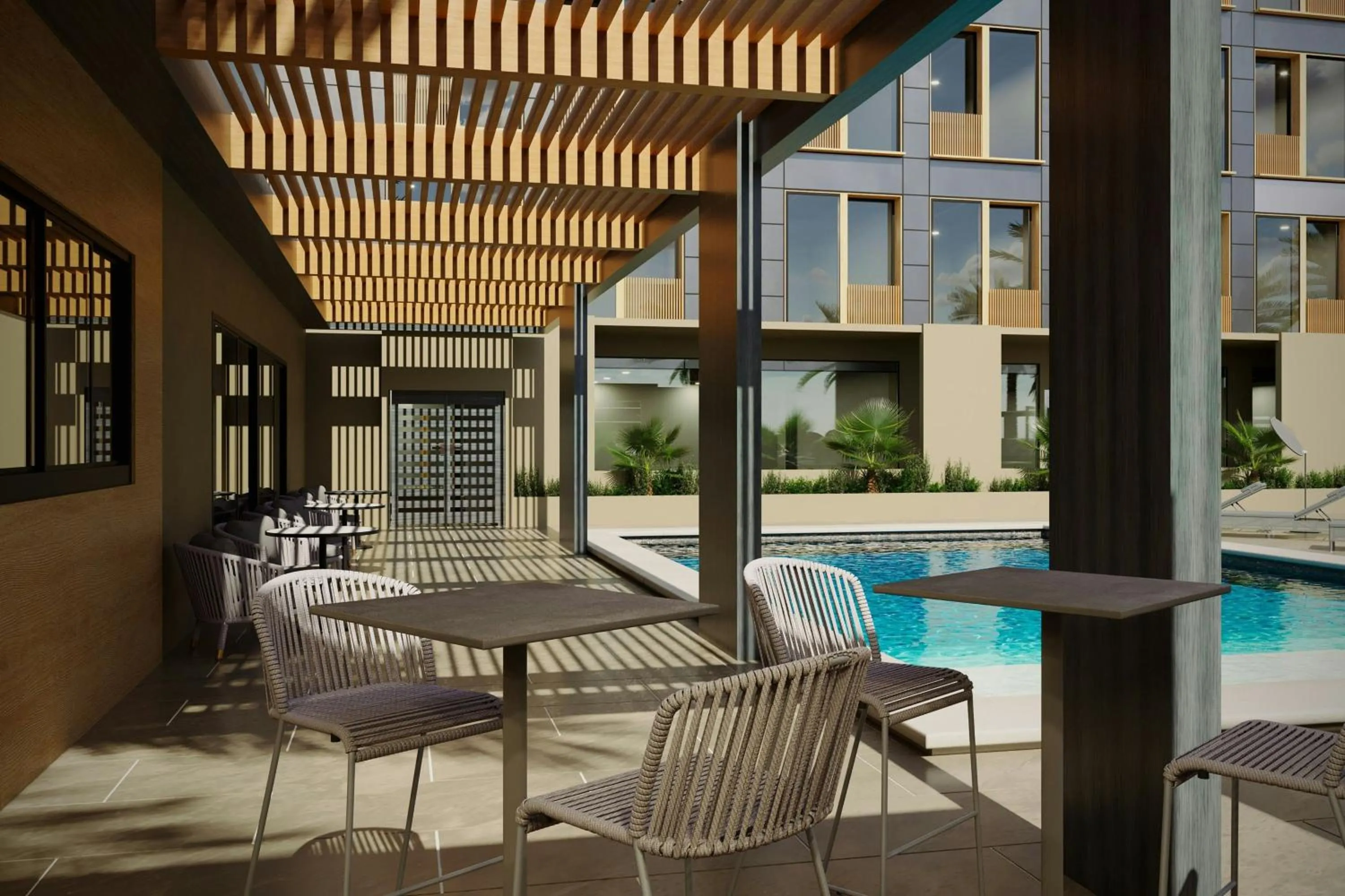 Swimming pool in AC Hotel by Marriott Georgetown Guyana