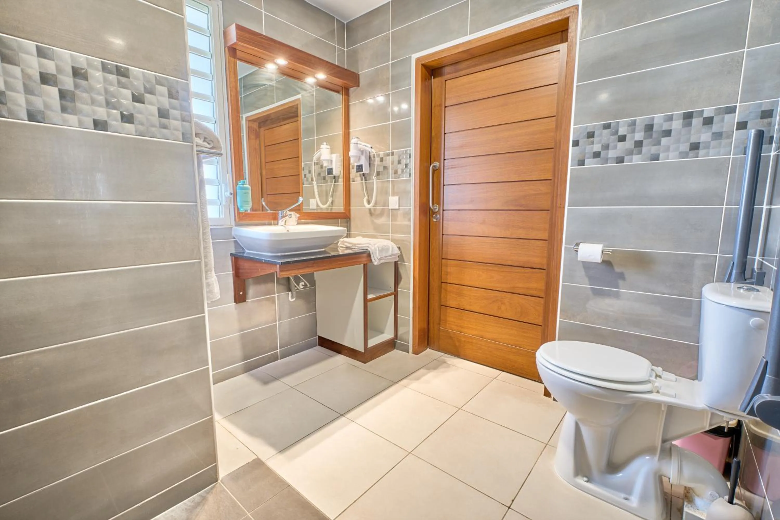 Bathroom in Domaine du lac bleu