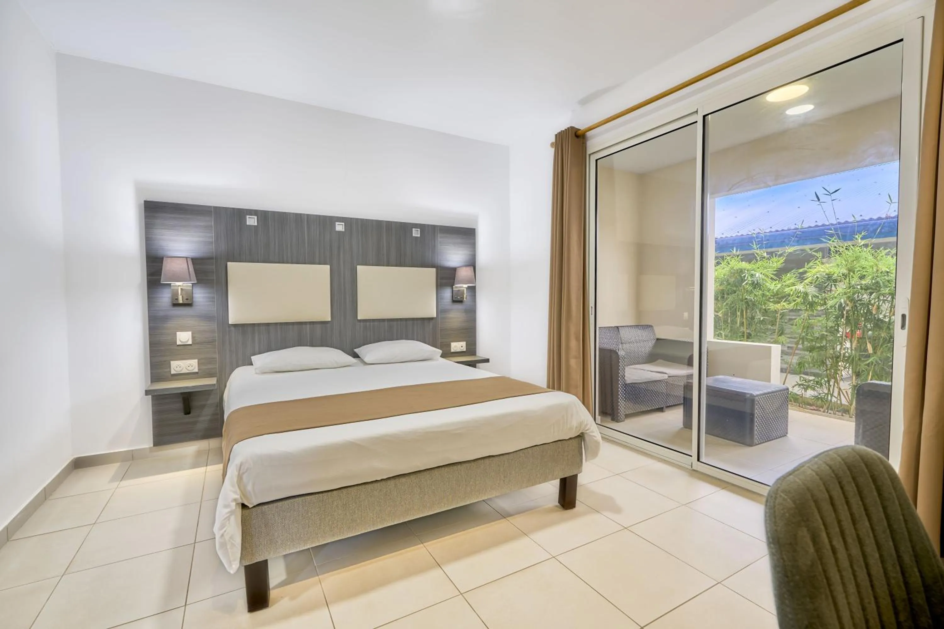 Bed in Domaine du lac bleu
