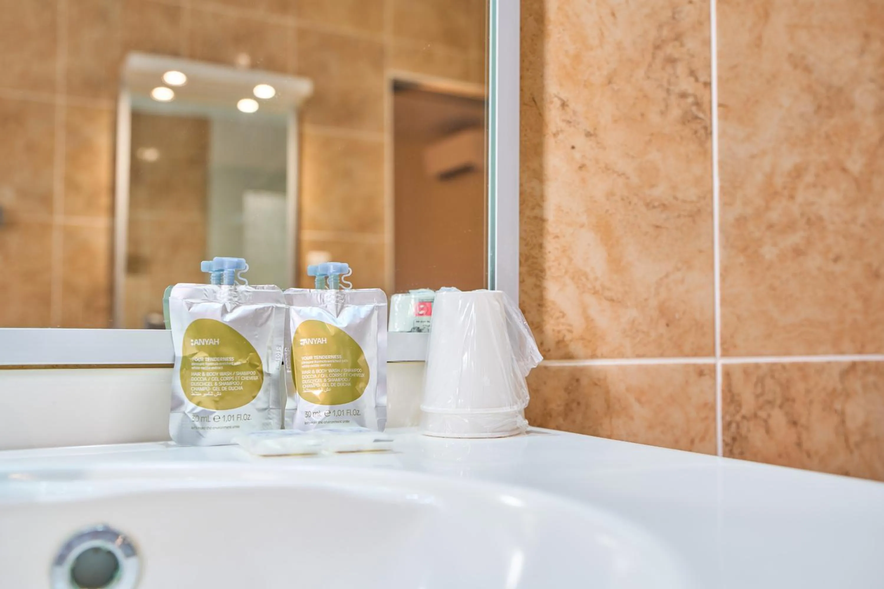 Bathroom in Domaine du lac bleu