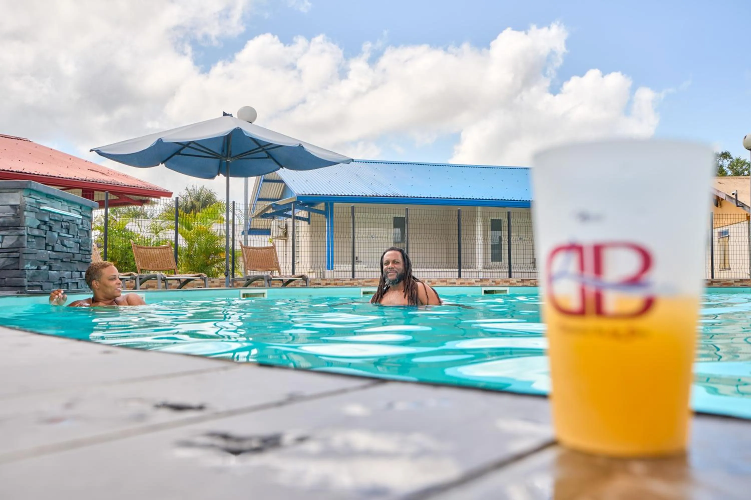 Swimming pool in Domaine du lac bleu