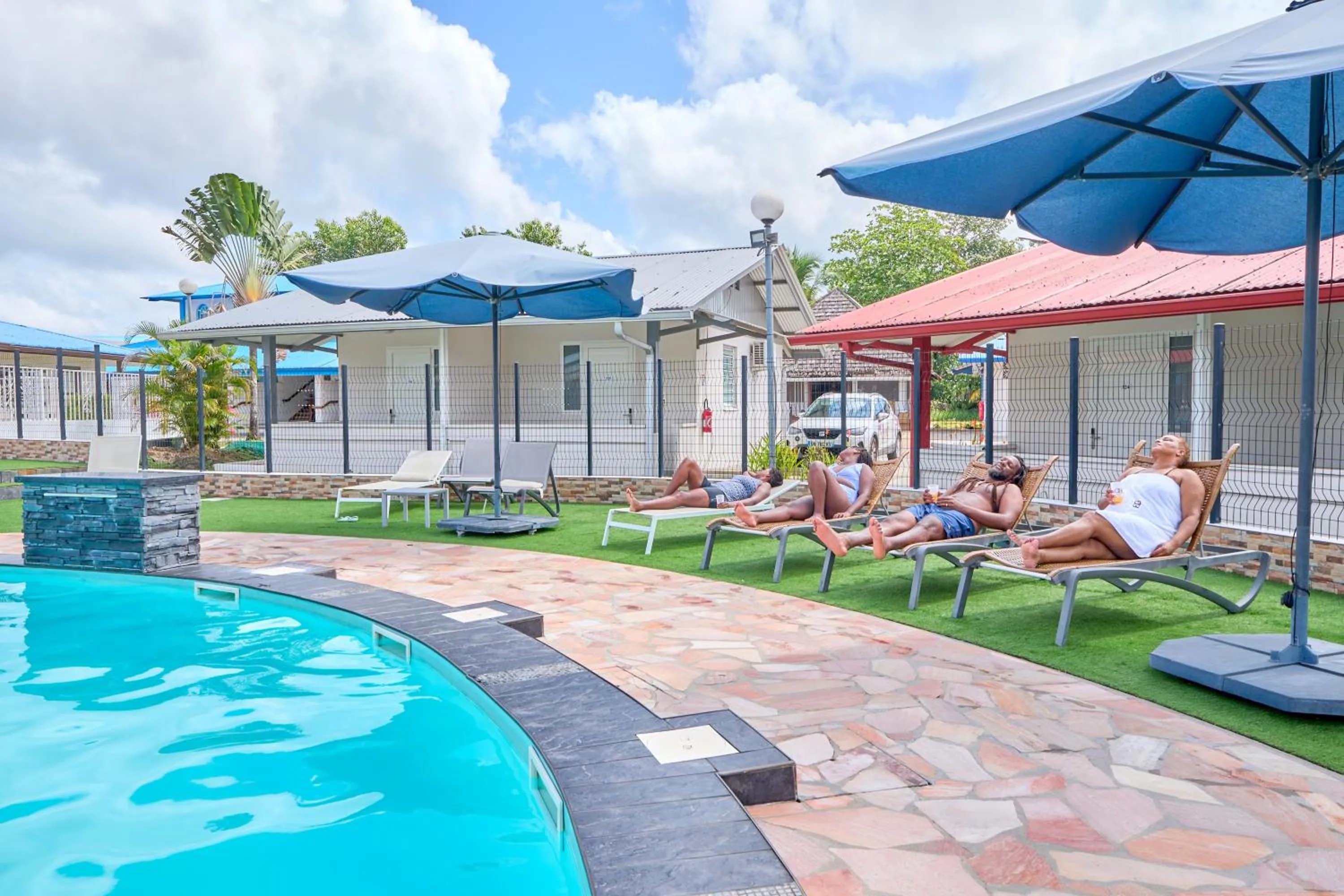 Swimming pool in Domaine du lac bleu