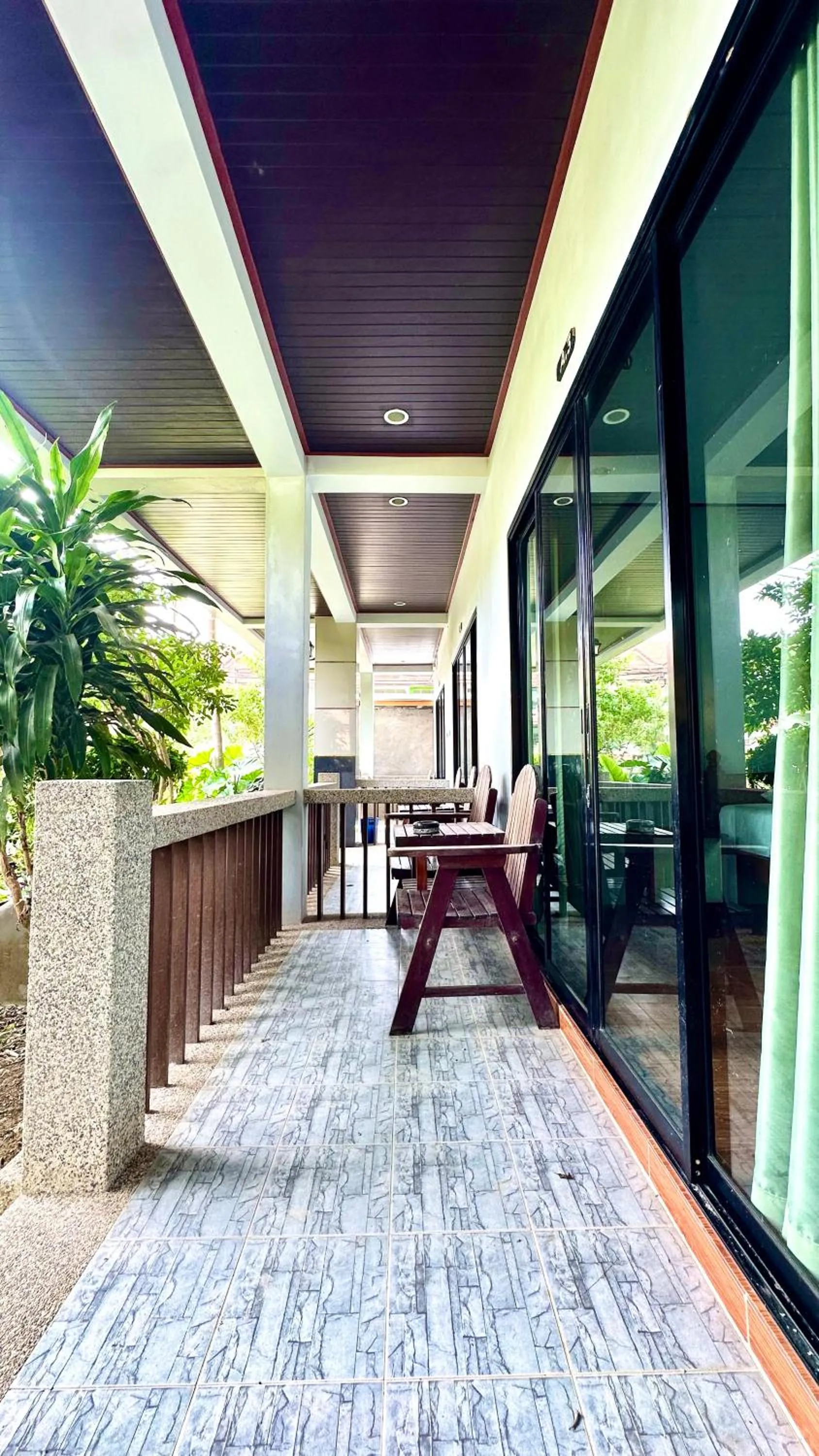 Balcony/Terrace in Phongphiphat Lanta Mansion