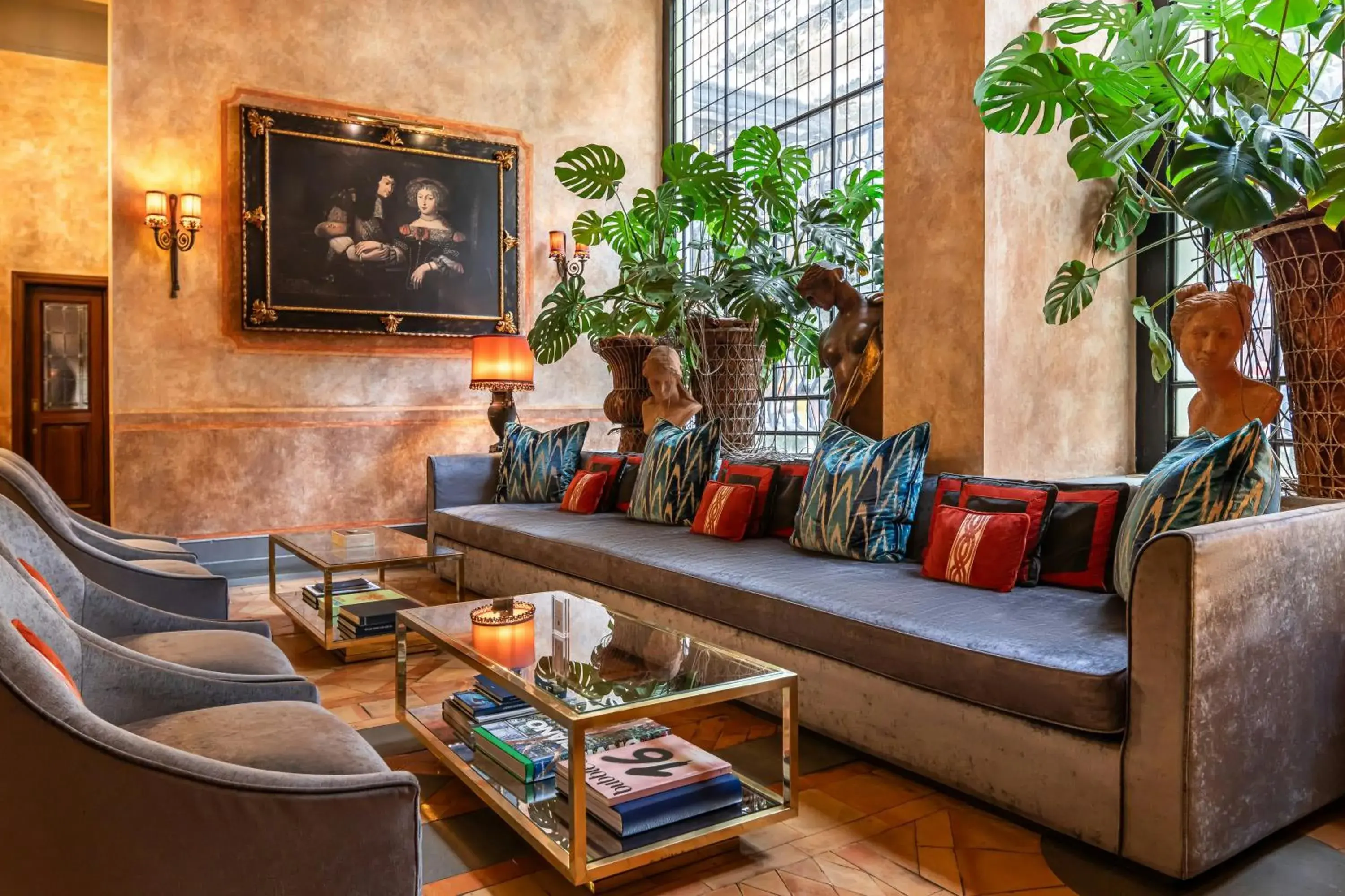 Lobby or reception in Helvetia&Bristol Firenze – Starhotels Collezione Lobby or reception in Helvetia&Bristol Firenze – Starhotels Collezione