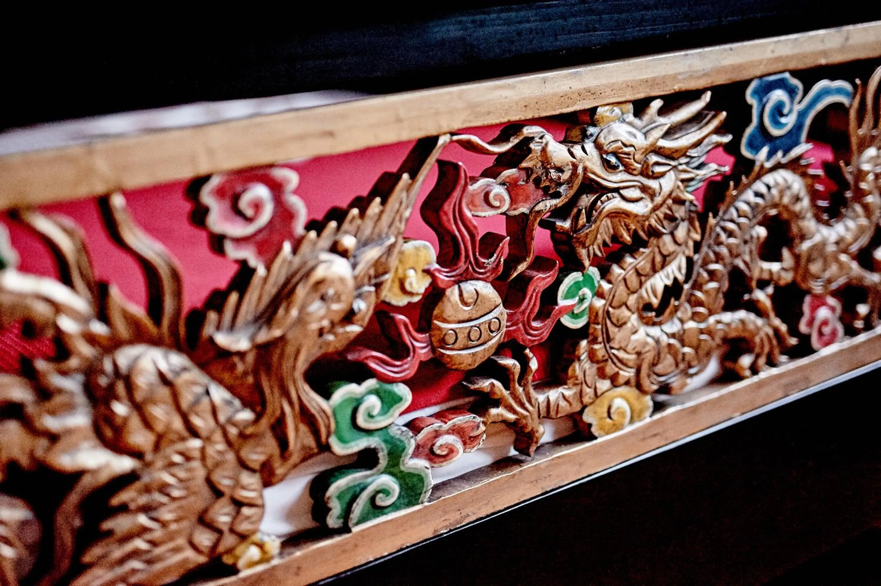 Decorative detail in Pałac Bażantarnia