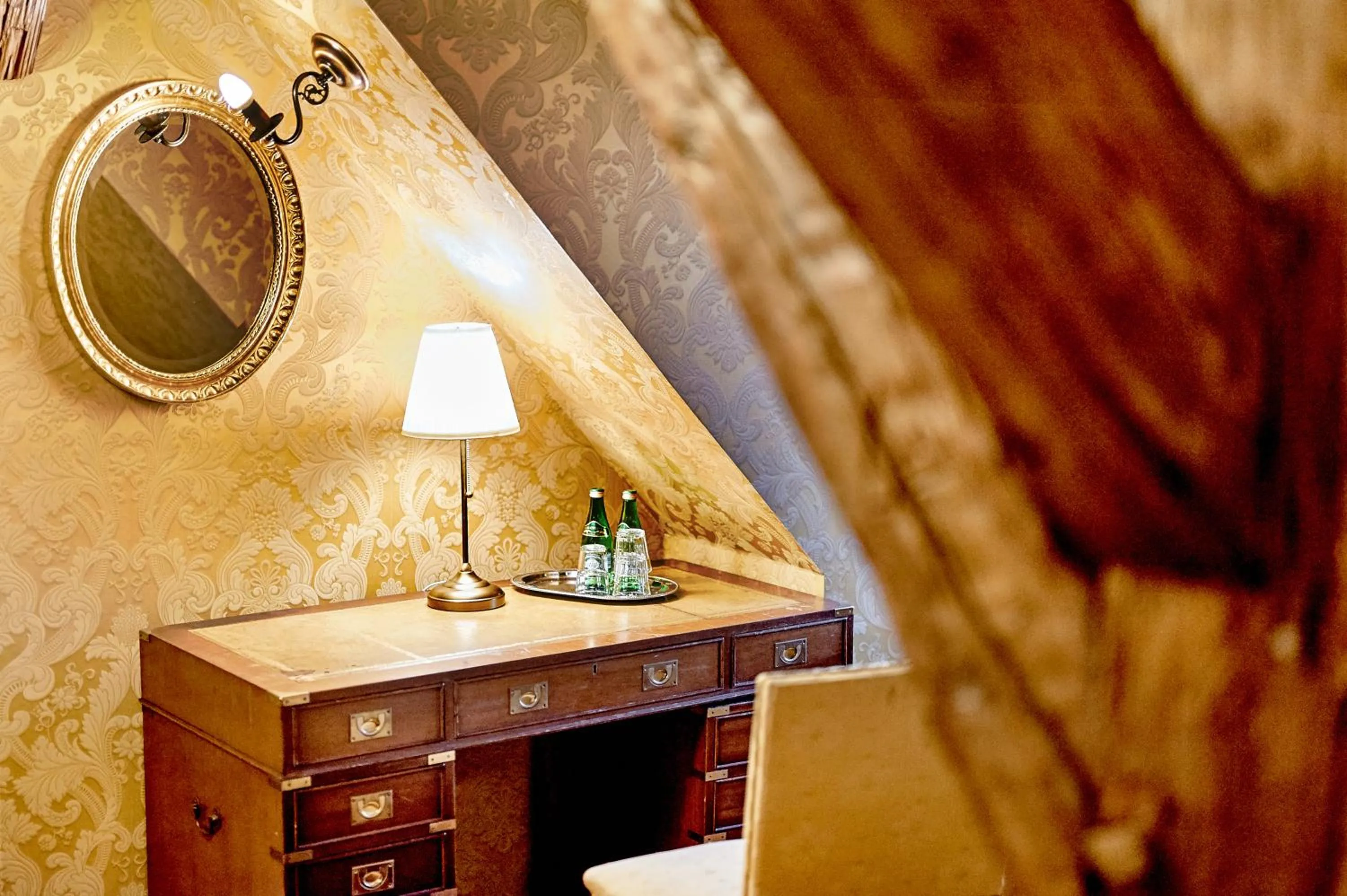 Decorative detail in Pałac Bażantarnia