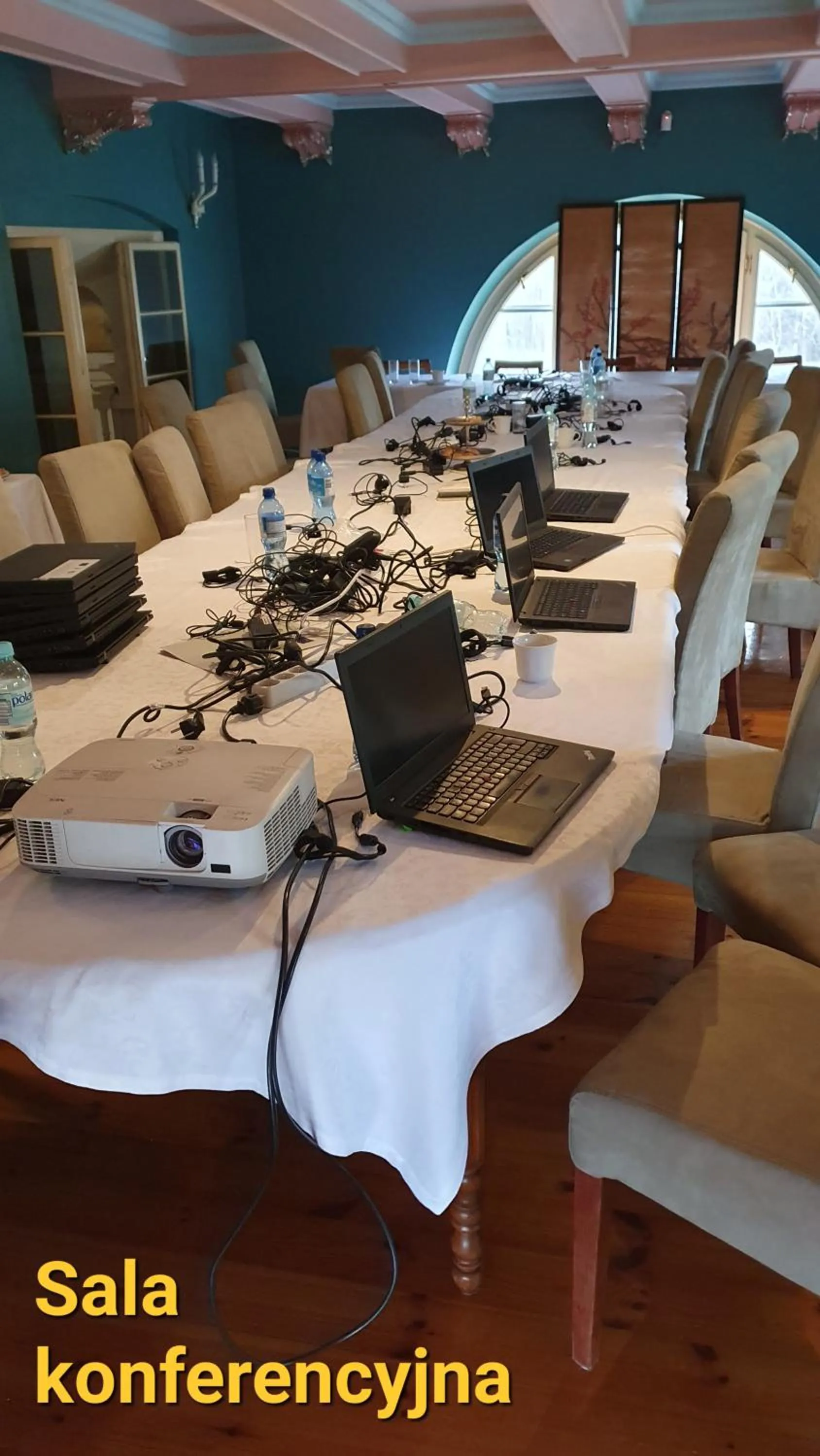 Meeting/conference room in Pałac Bażantarnia