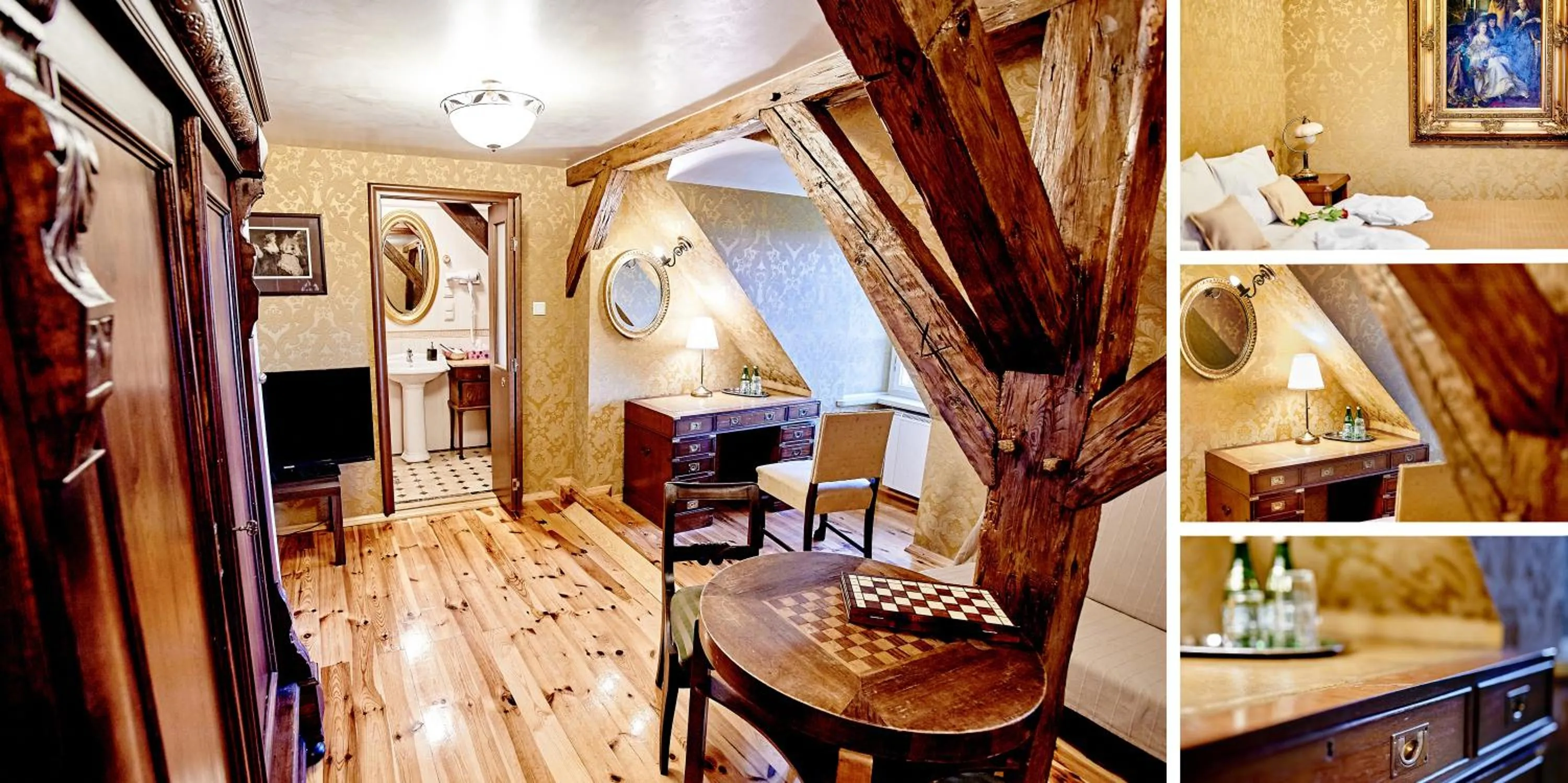 Decorative detail in Pałac Bażantarnia