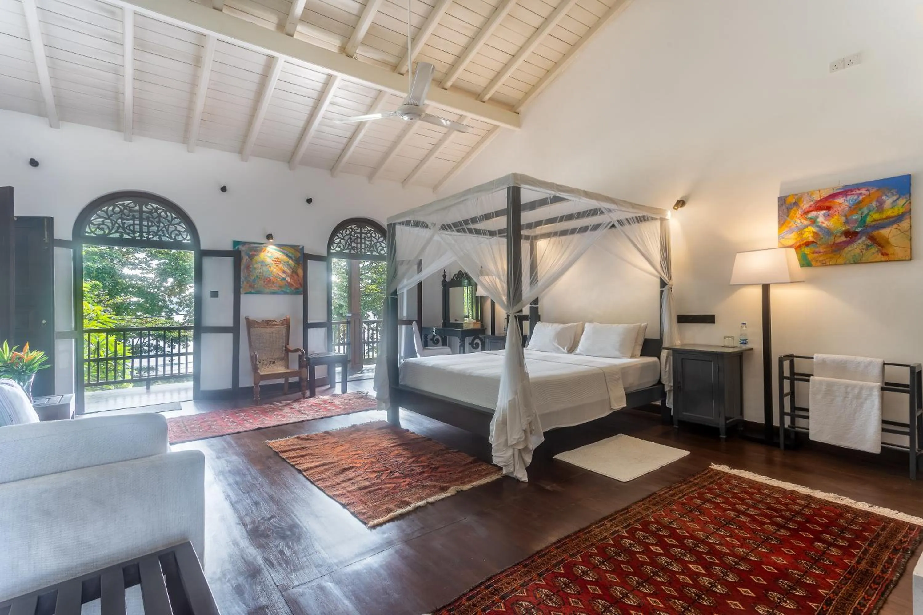 Bed in Villa Aurora, Galle Fort