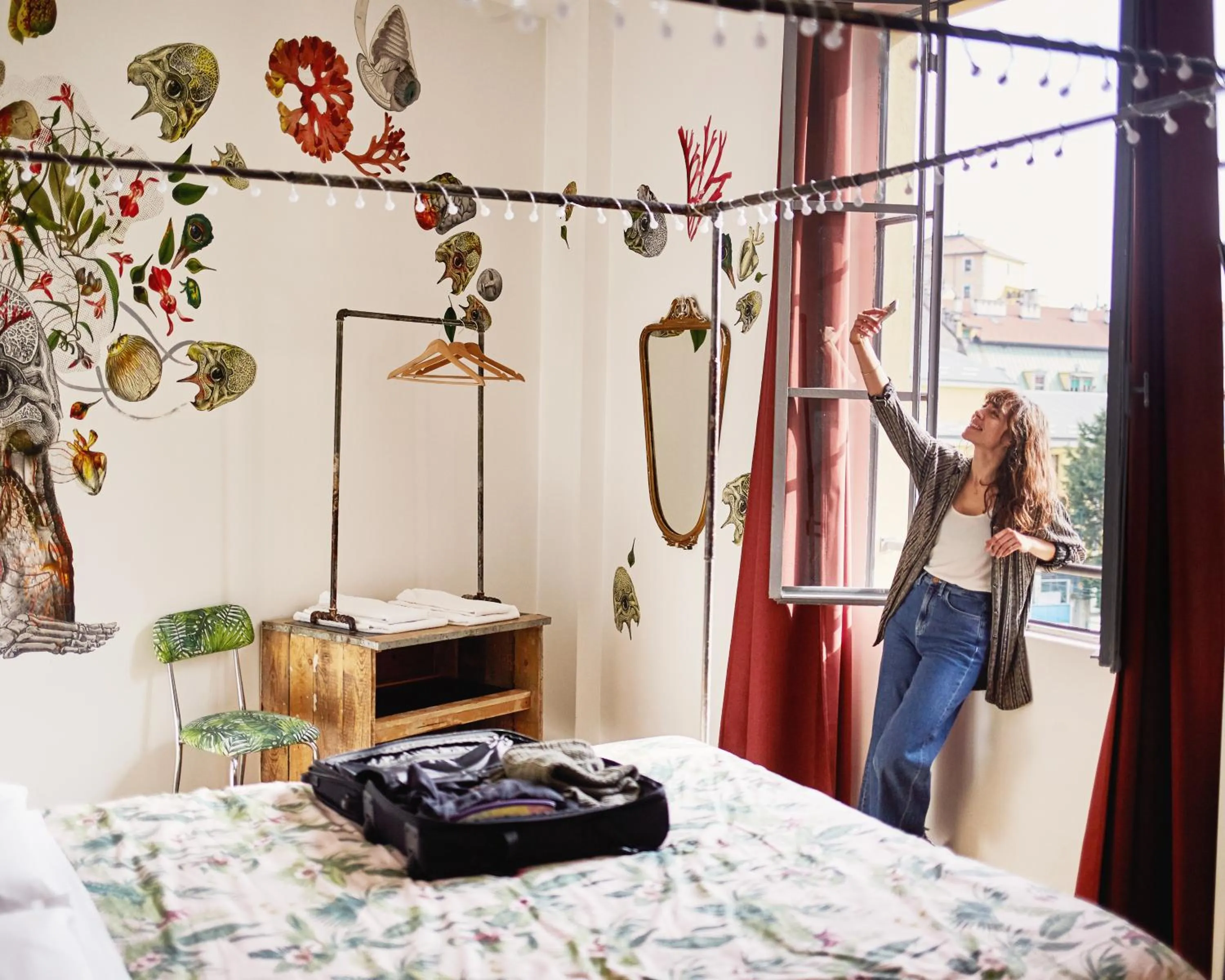 Bed in Madama Hostel & Bistrot