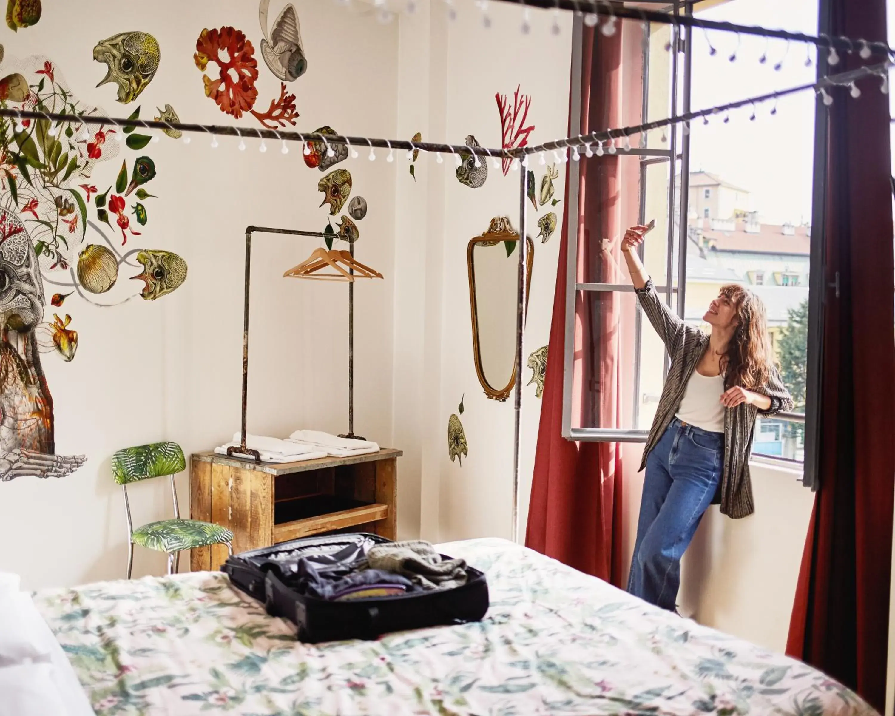 Double Room with Private Bathroom in Madama Hostel & Bistrot Double Room with Private Bathroom in Madama Hostel & Bistrot