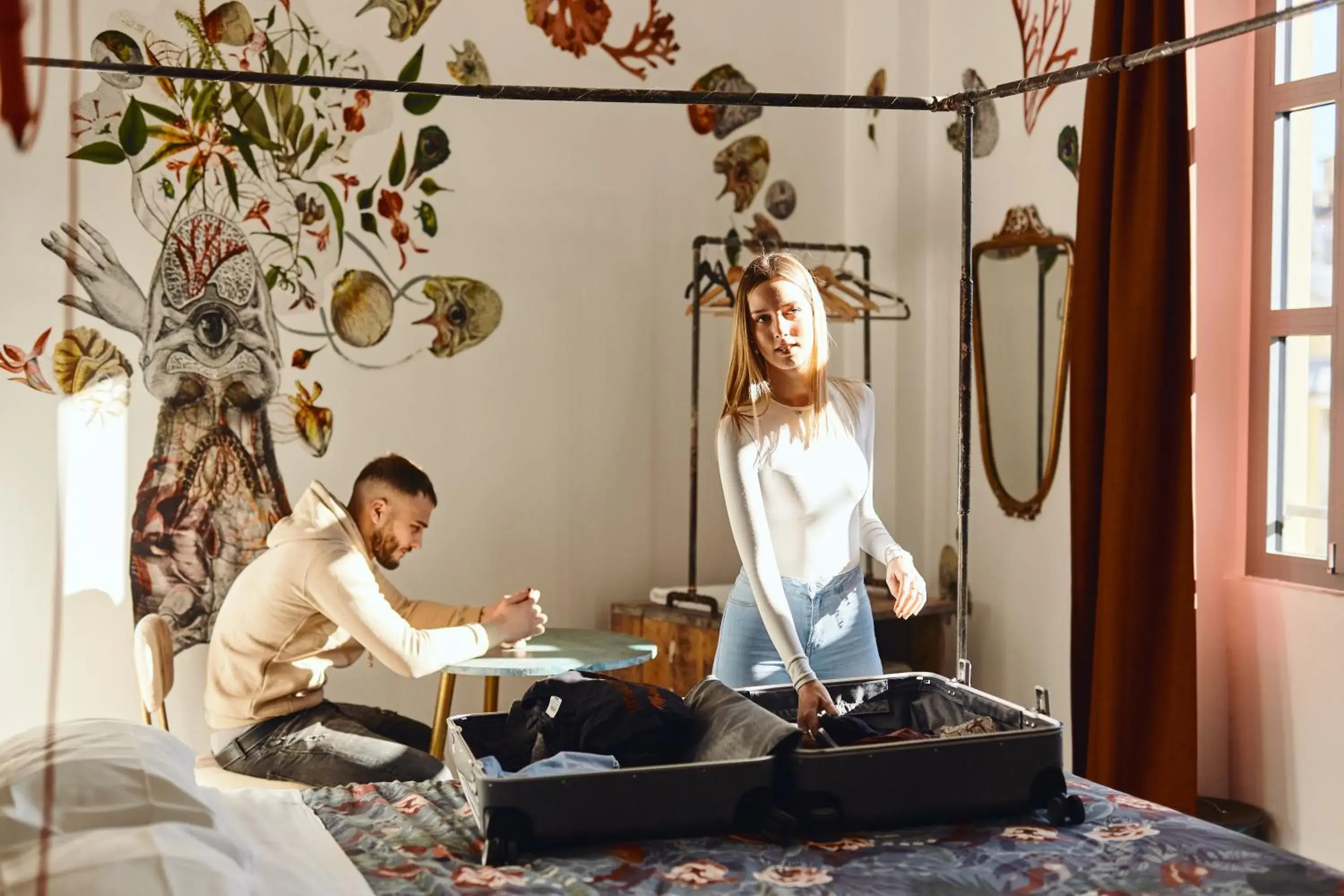 Double Room with Private Bathroom in Madama Hostel & Bistrot Double Room with Private Bathroom in Madama Hostel & Bistrot