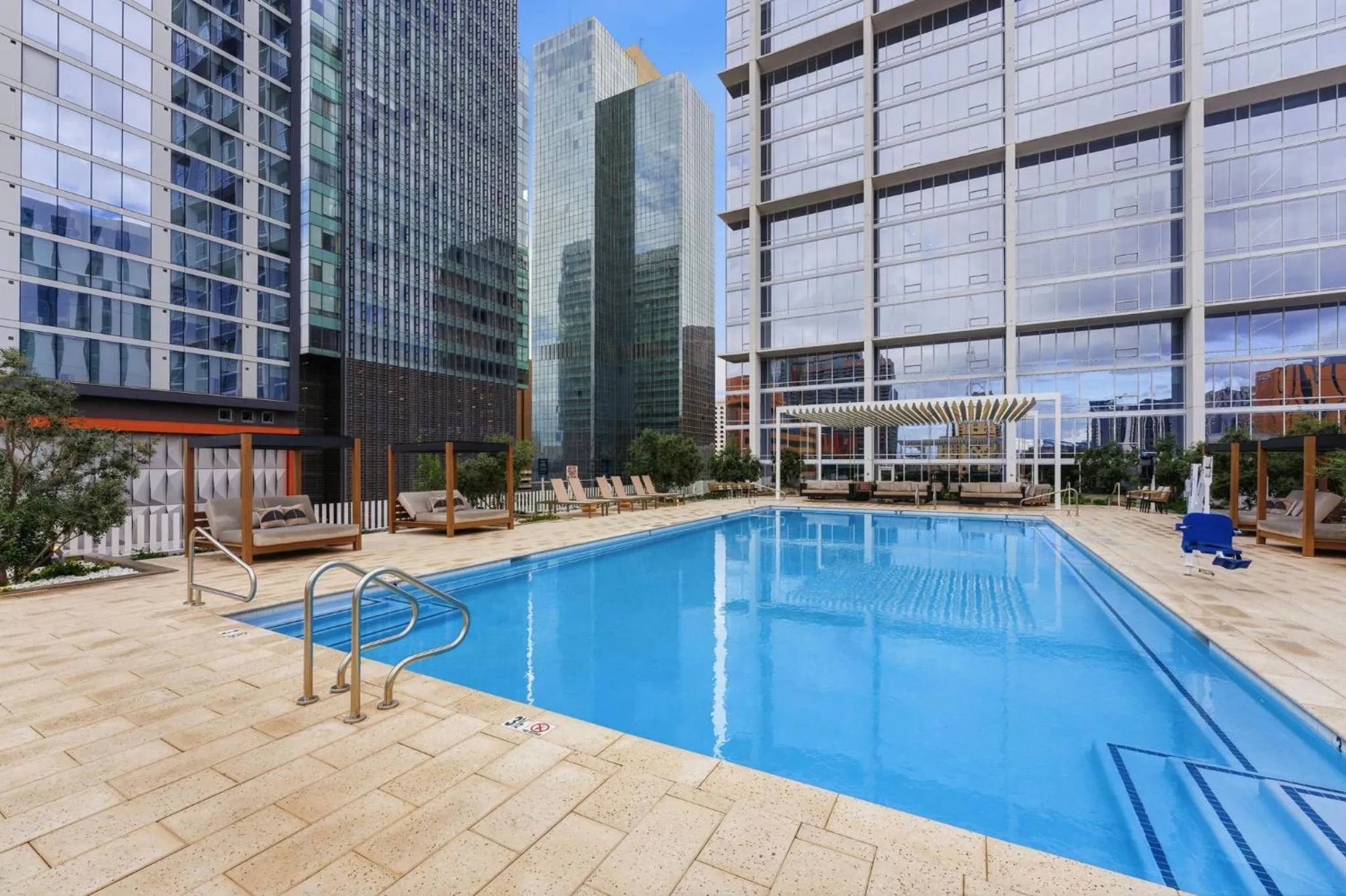 Pool view in Placemakr Downtown Phoenix