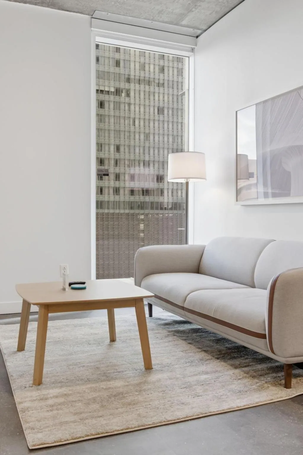 Seating area in Placemakr Downtown Phoenix