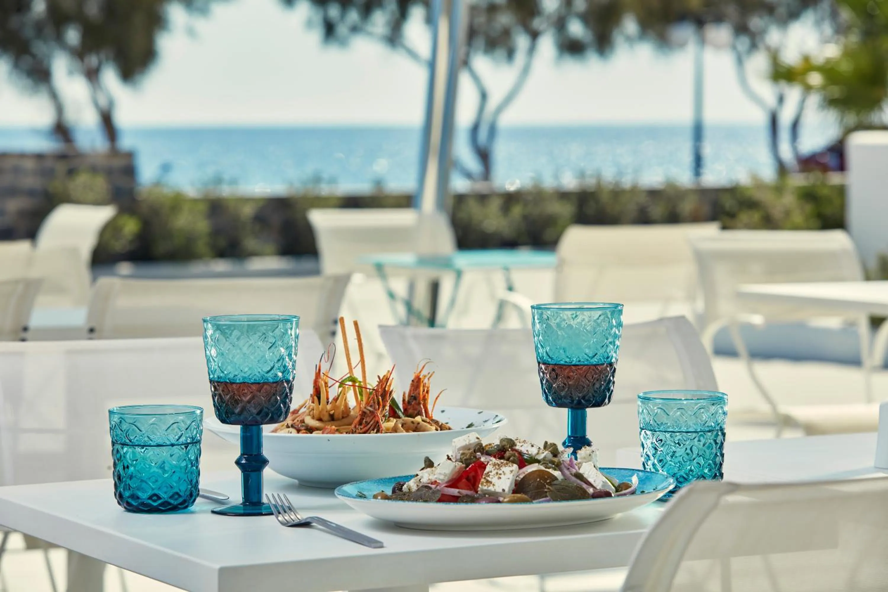 Beach in Aqua Blue Beach Hotel